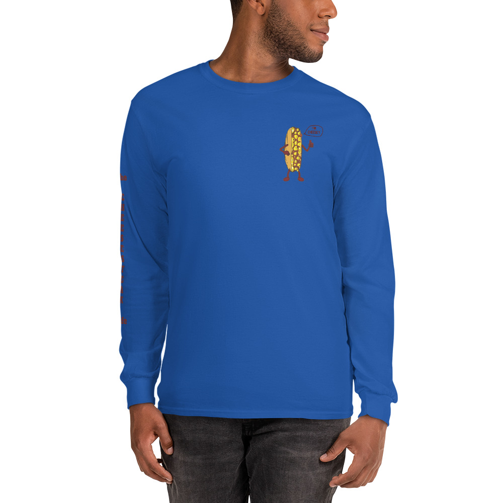 Long Sleeve T-Shirt - Cheesesteak Life - Amigo Dan - Mr. Cheesey on back - TCL on arm - Image 9