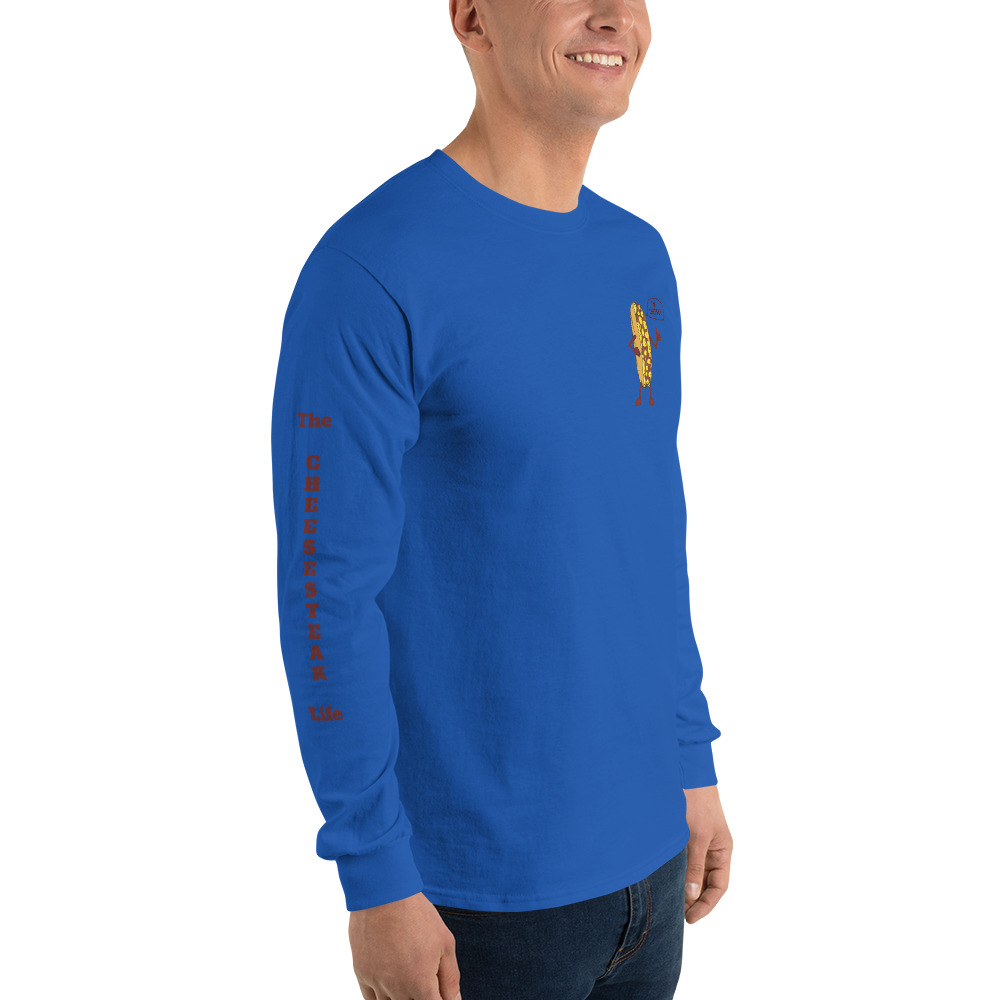 Long Sleeve Shirt - Cheesesteak Life - Amigo Dan - Cheesey Bar-B-Que on back - TCL on arm - Image 9