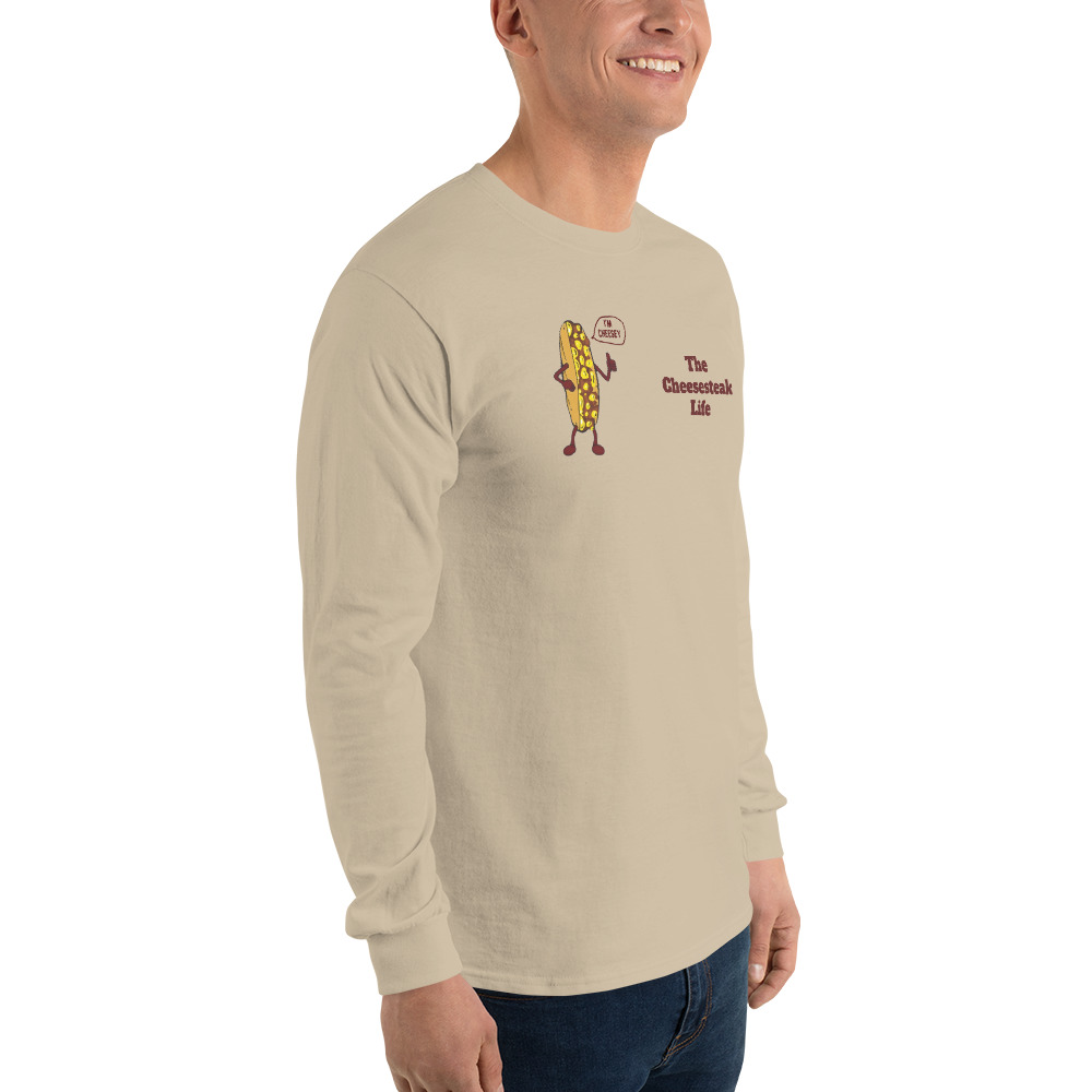 Long Sleeve T-Shirt - Cheesesteak Life - Amigo Dan - Cheesey Beach - Image 28