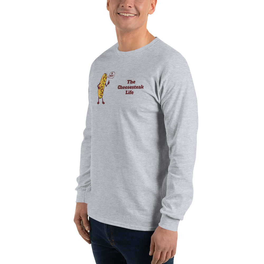 Long Sleeve T-Shirt - Cheesesteak Life - Amigo Dan - Cheesey Beach - Image 19