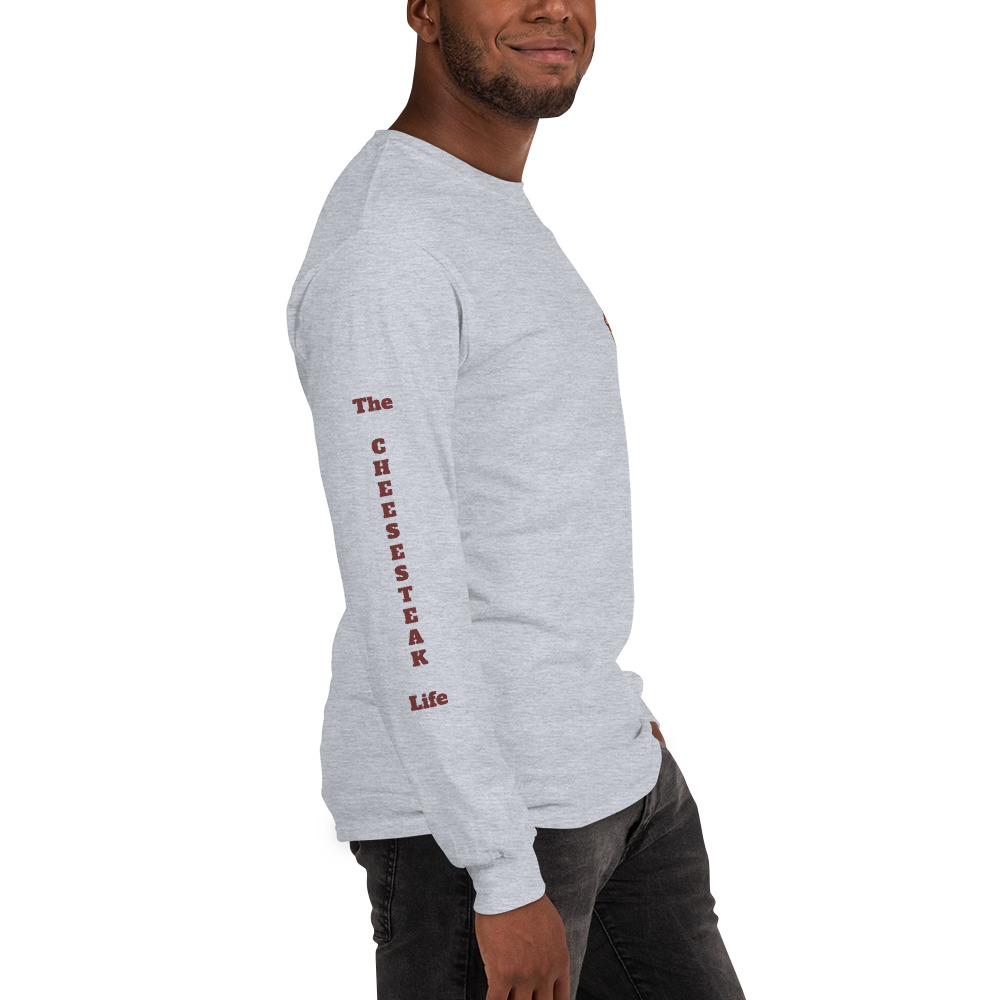 Long Sleeve T-Shirt - Cheesesteak Life - Amigo Dan - Mr. Cheesey on back - TCL on arm - Image 20