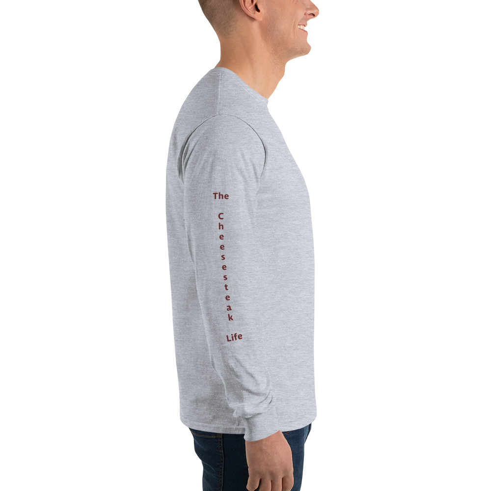 Long Sleeve T-Shirt - Cheesesteak Life - Amigo Dan - Cheesey Beach - TCL on arm - Image 23