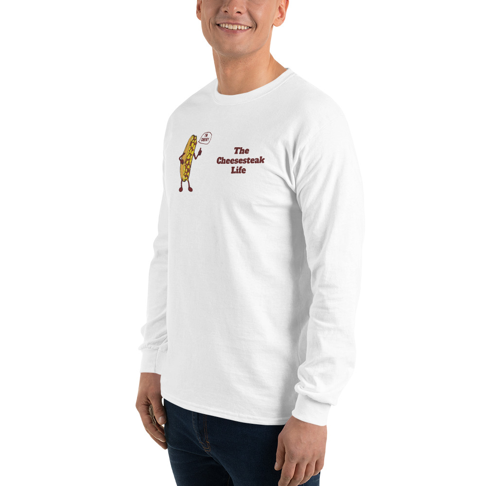 Long Sleeve T-Shirt - Cheesesteak Life - Amigo Dan - Cheesey Beach - Image 35