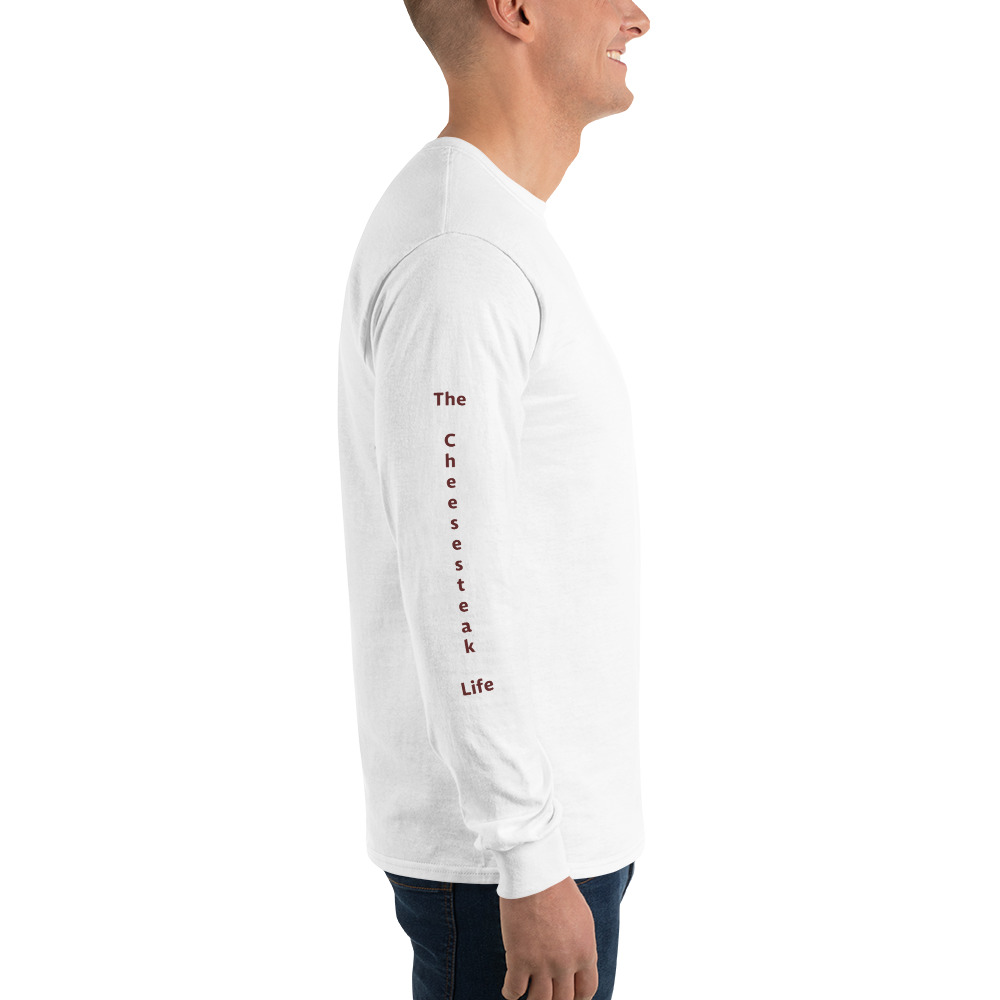 Long Sleeve T-Shirt - Cheesesteak Life - Amigo Dan - Cheesey Beach - TCL on arm - Image 39