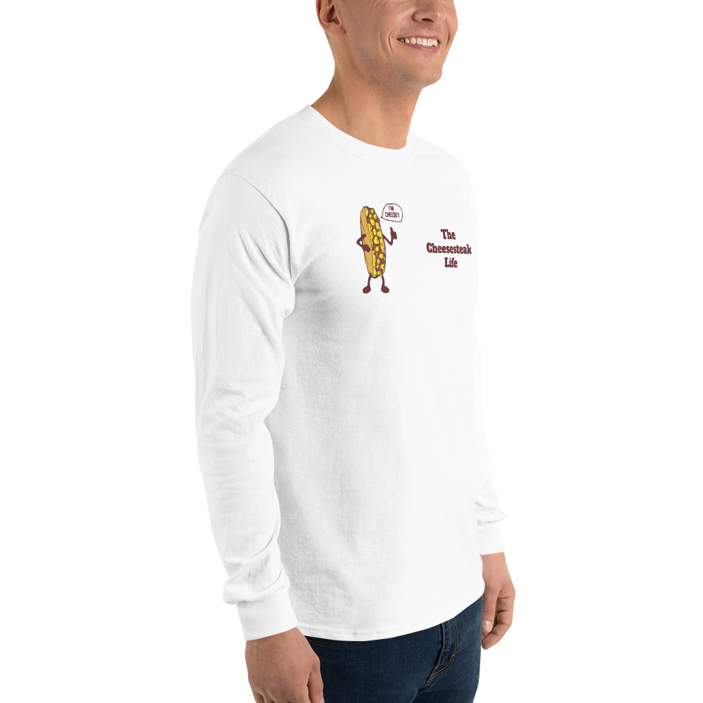 Long Sleeve T-Shirt - Cheesesteak Life - Amigo Dan - Cheesey Beach - Image 36