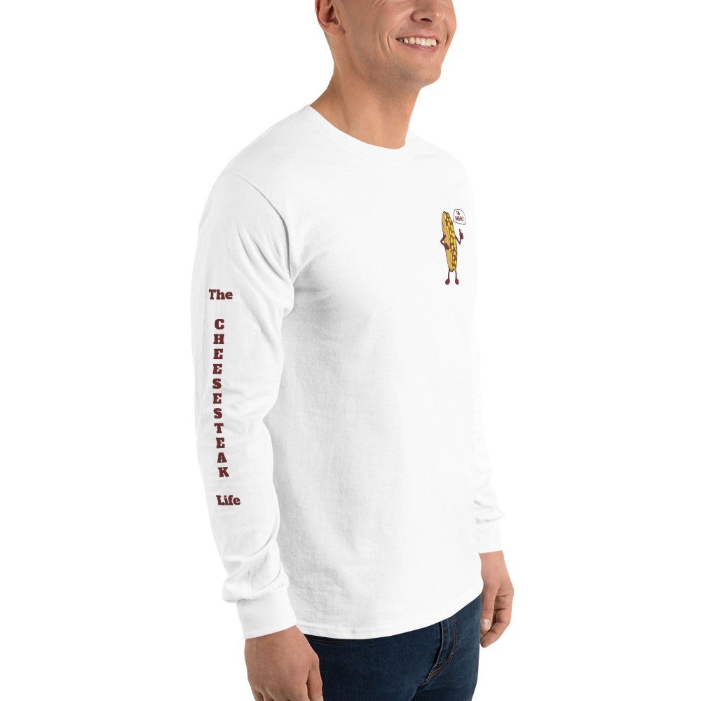 Long Sleeve Shirt - Cheesesteak Life - Amigo Dan - Cheesey Bar-B-Que on back - TCL on arm - Image 24