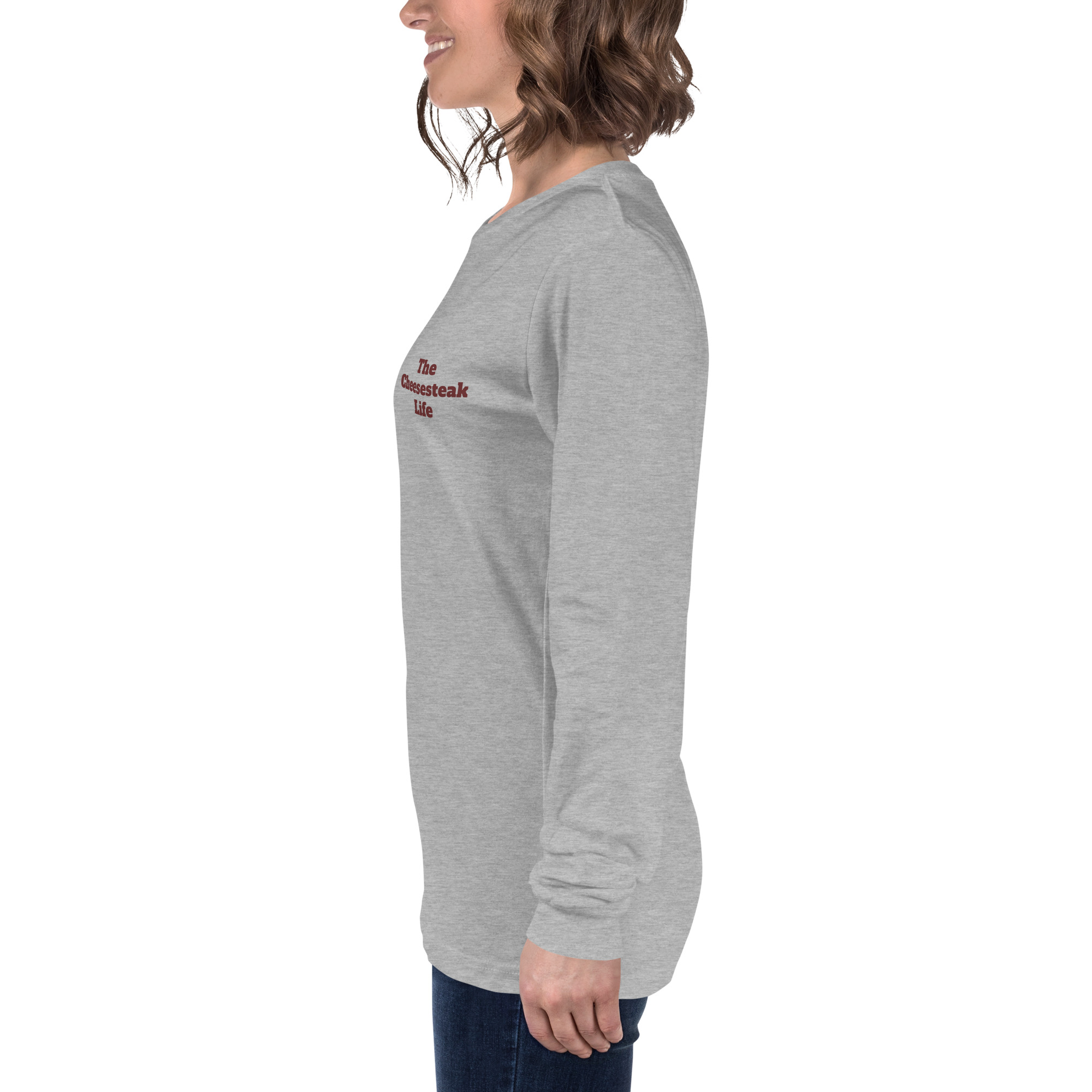 Bella Long Sleeve Tee - Cheesesteak Life - Amigo Dan - Mr. Cheesey - Image 35