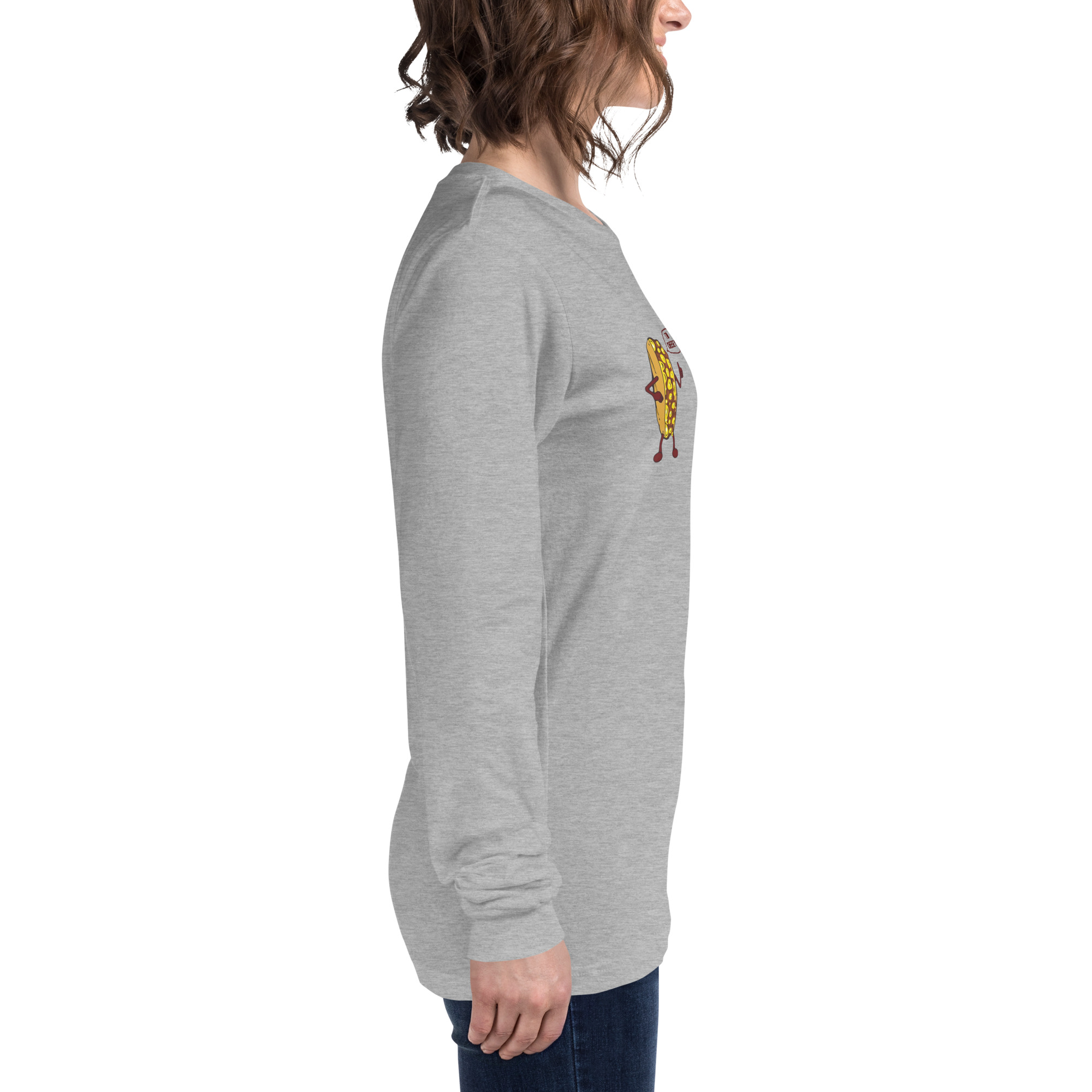 Bella Long Sleeve Tee - Cheesesteak Life - Amigo Dan - Mr. Cheesey - Image 36