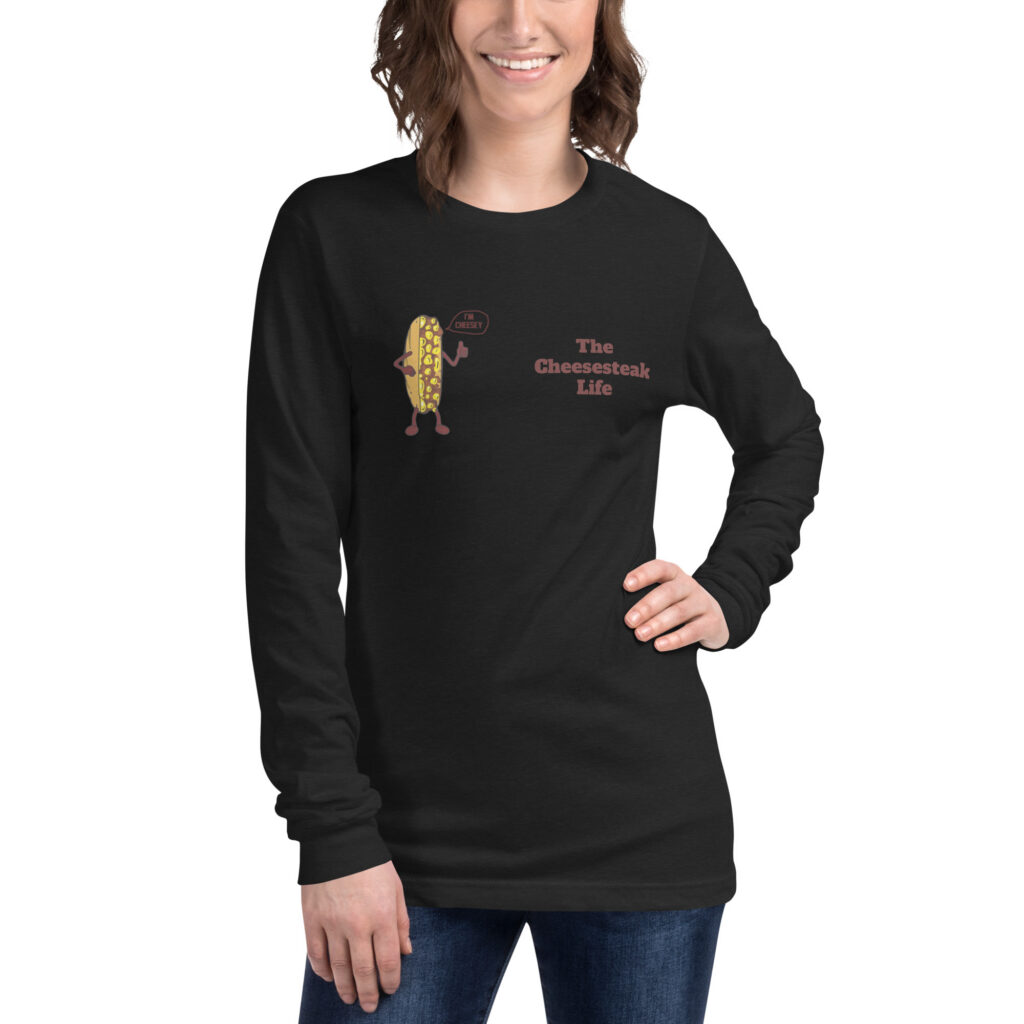 Bella Long Sleeve Tee - Cheesesteak Life - Amigo Dan - Mr. Cheesey