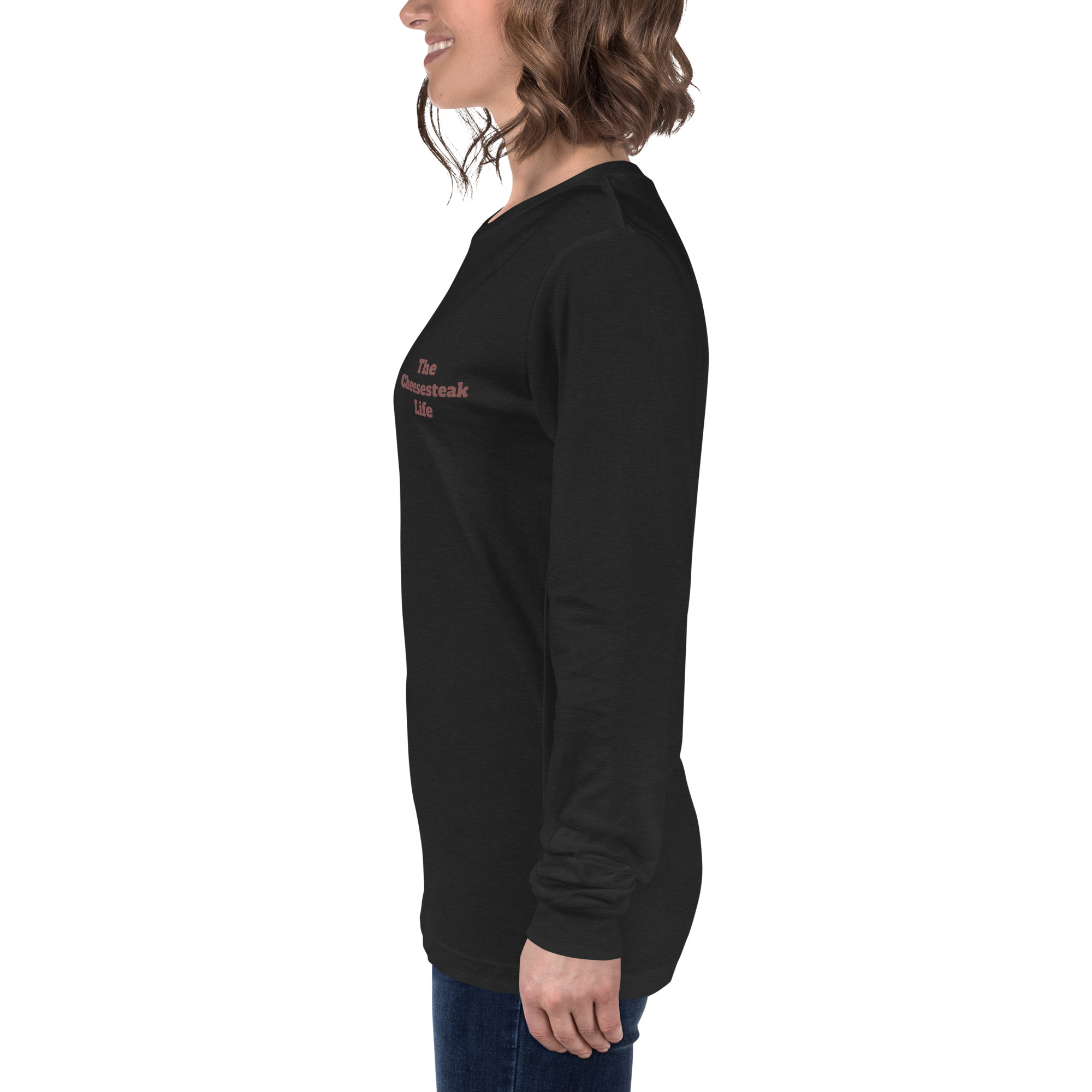 Bella Long Sleeve Tee - Cheesesteak Life - Amigo Dan - Mr. Cheesey - Image 3