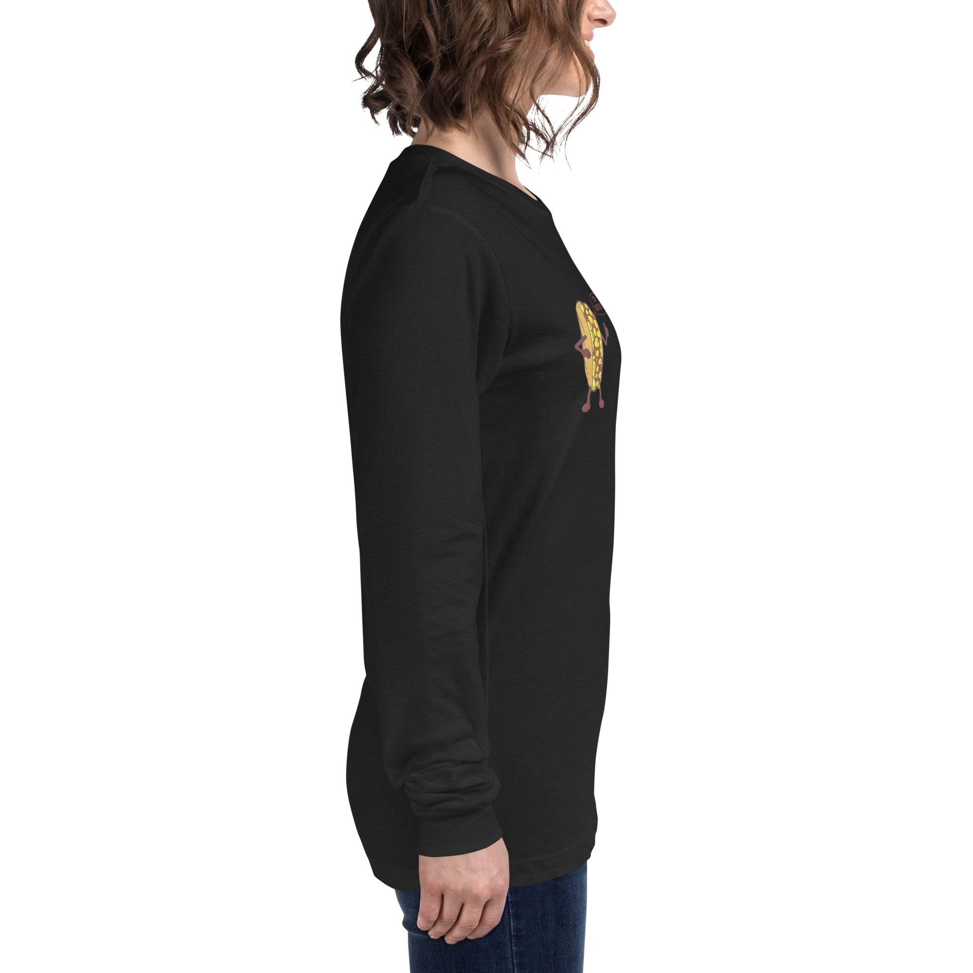 Bella Long Sleeve Tee - Cheesesteak Life - Amigo Dan - Mr. Cheesey - Image 4