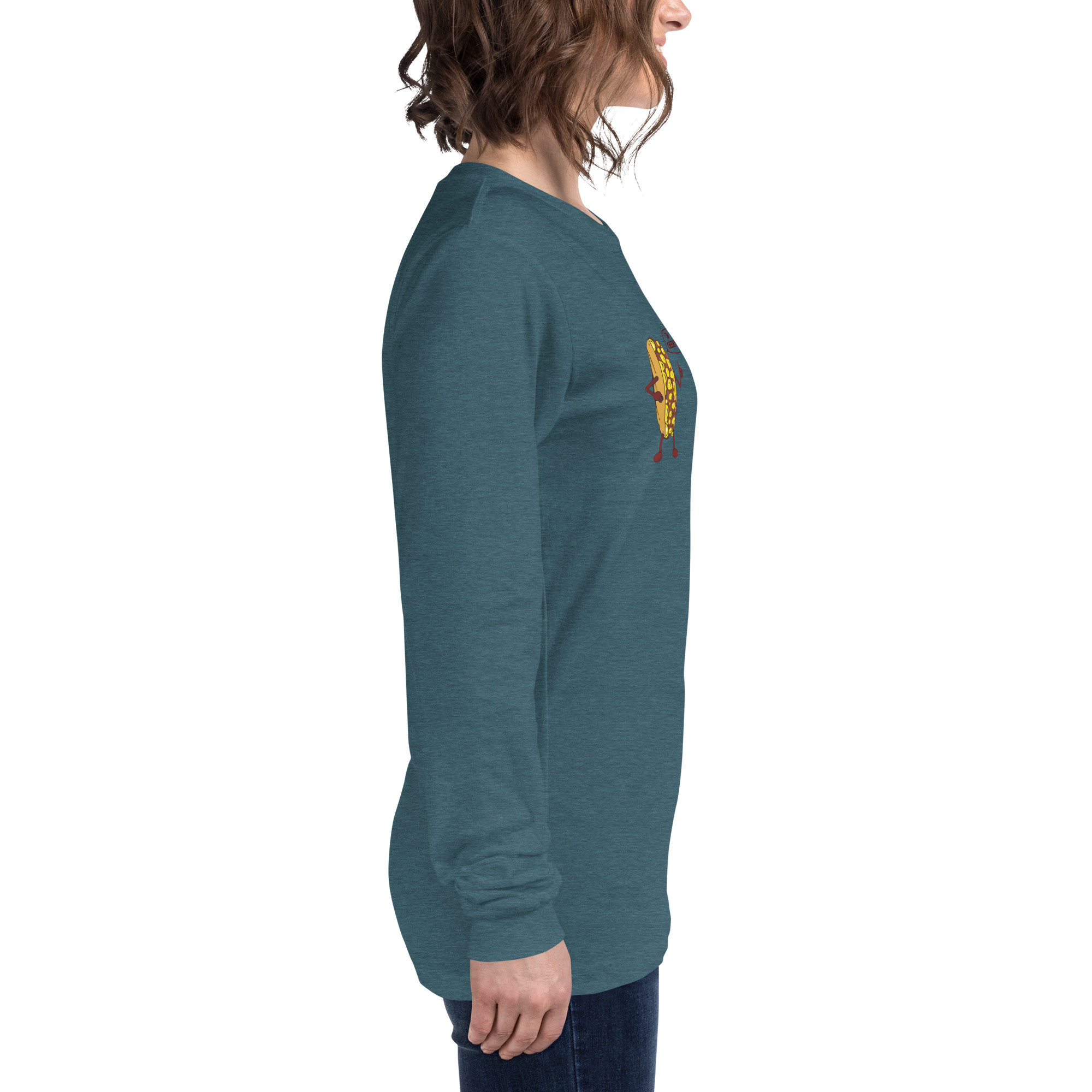 Bella Long Sleeve Tee - Cheesesteak Life - Amigo Dan - Mr. Cheesey - Image 24
