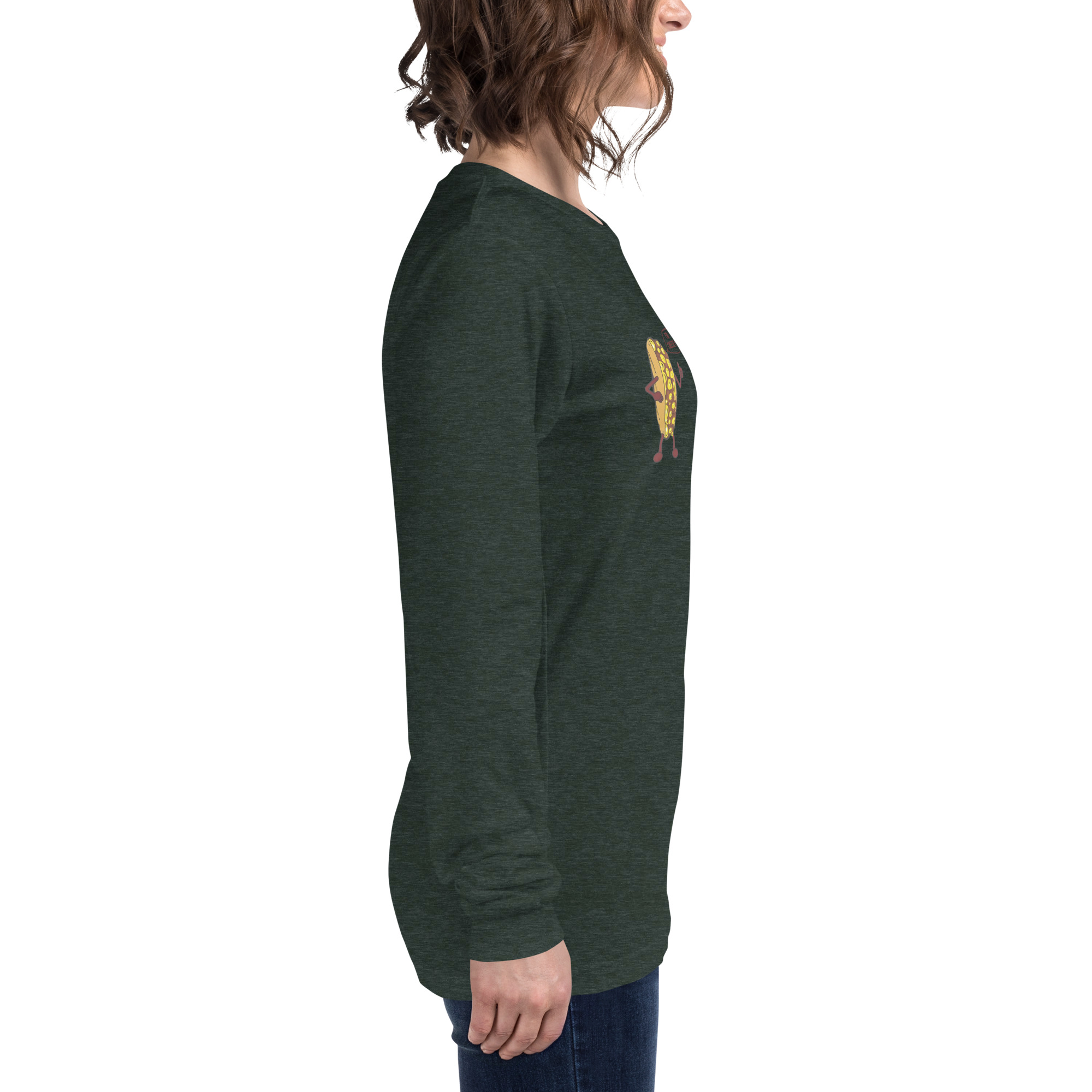 Bella Long Sleeve Tee - Cheesesteak Life - Amigo Dan - Mr. Cheesey - Image 16