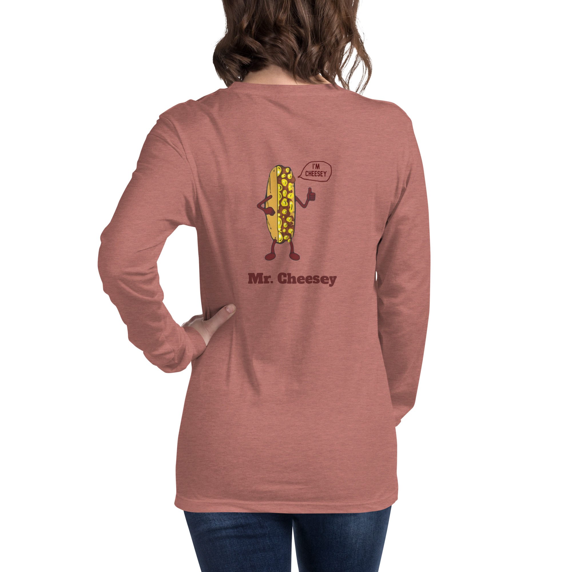 Bella Long Sleeve Tee - Cheesesteak Life - Amigo Dan - Mr. Cheesey - Image 30
