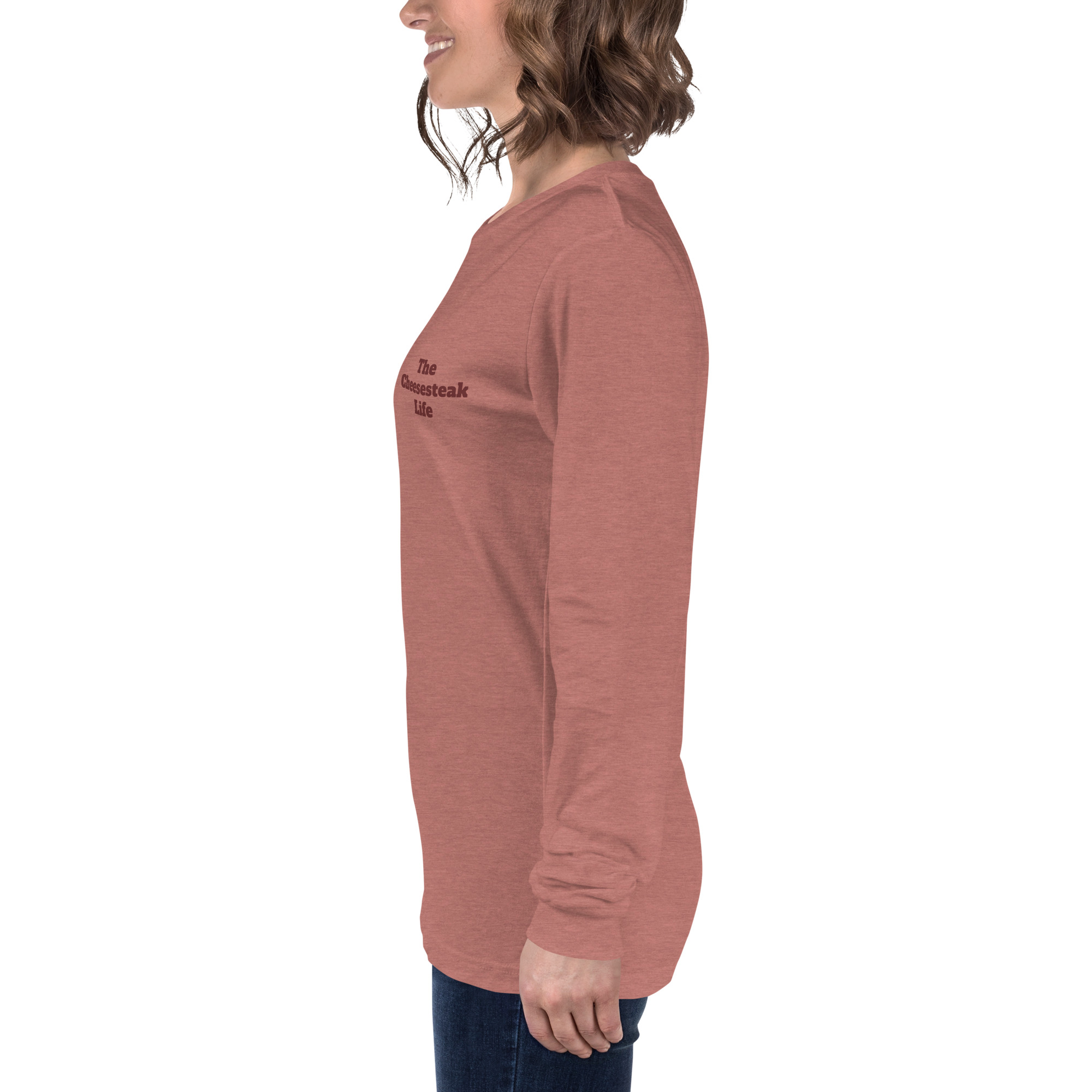 Bella Long Sleeve Tee - Cheesesteak Life - Amigo Dan - Mr. Cheesey - Image 31