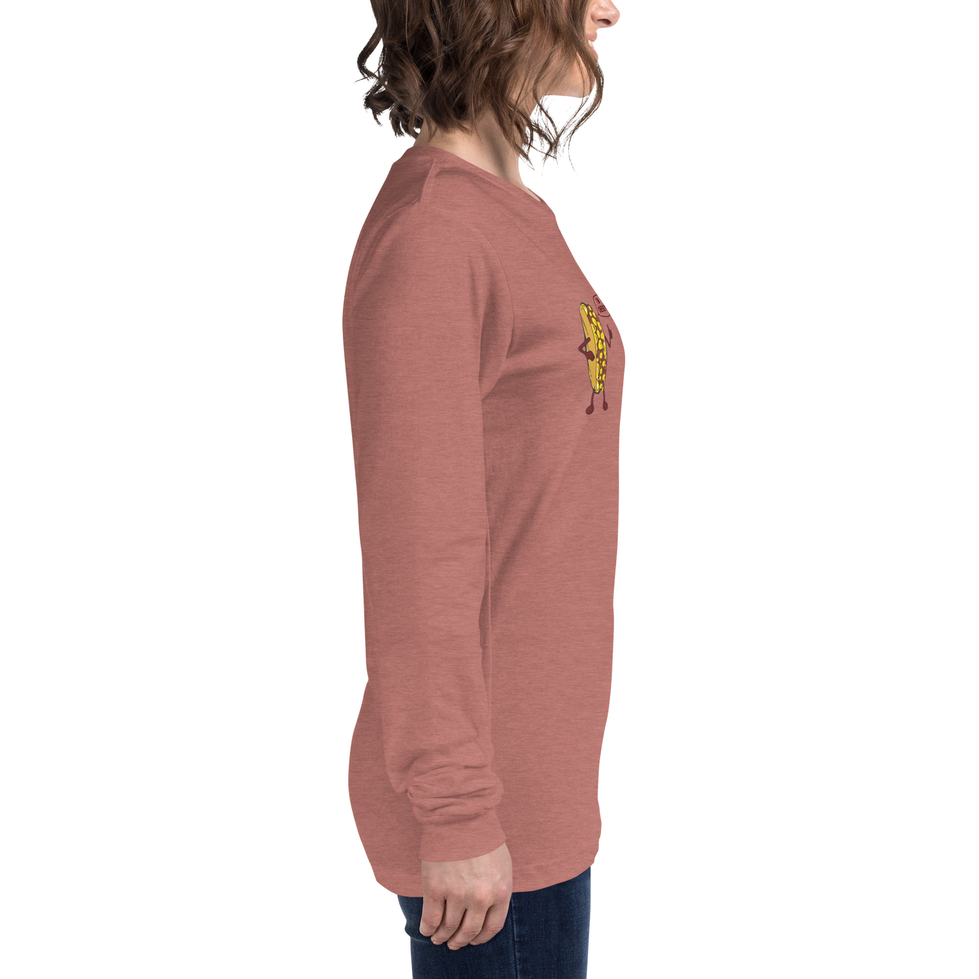 Bella Long Sleeve Tee - Cheesesteak Life - Amigo Dan - Mr. Cheesey - Image 32