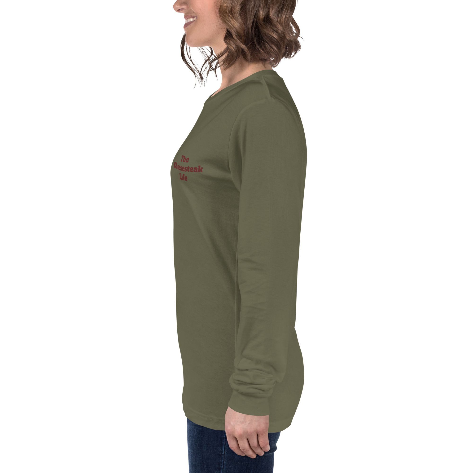 Bella Long Sleeve Tee - Cheesesteak Life - Amigo Dan - Mr. Cheesey - Image 27