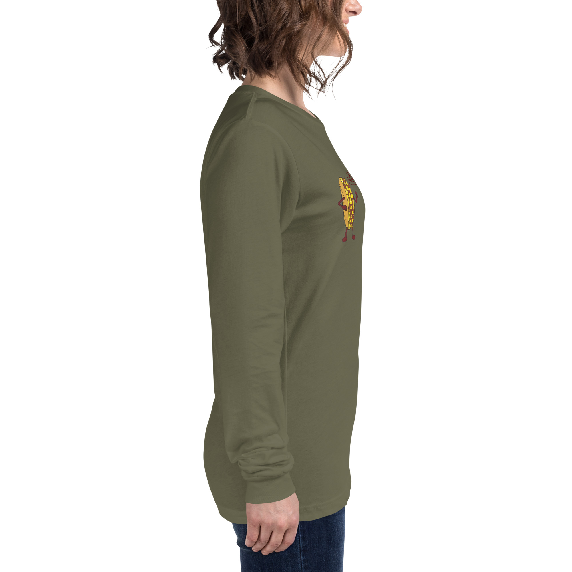 Bella Long Sleeve Tee - Cheesesteak Life - Amigo Dan - Mr. Cheesey - Image 28
