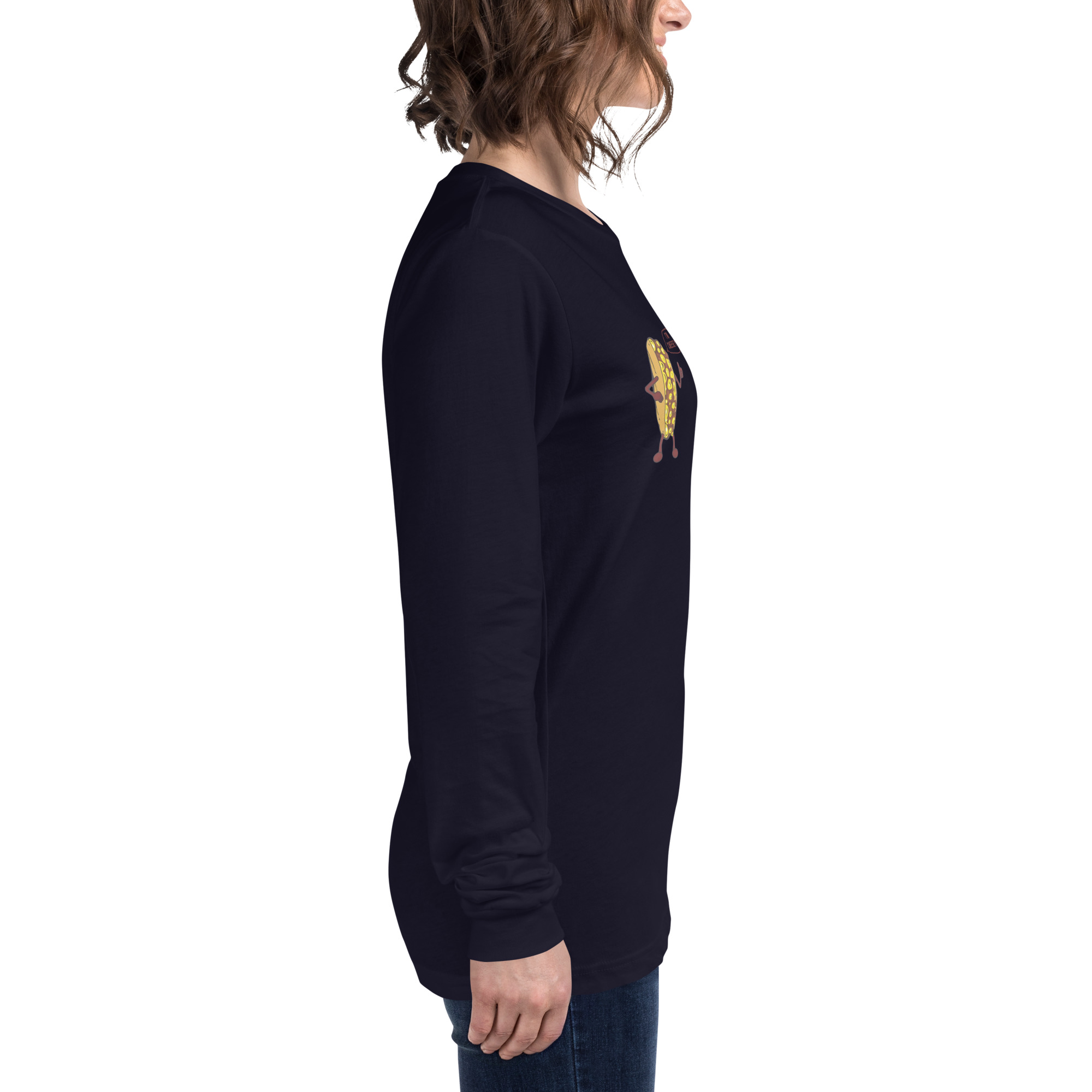 Bella Long Sleeve Tee - Cheesesteak Life - Amigo Dan - Mr. Cheesey - Image 8