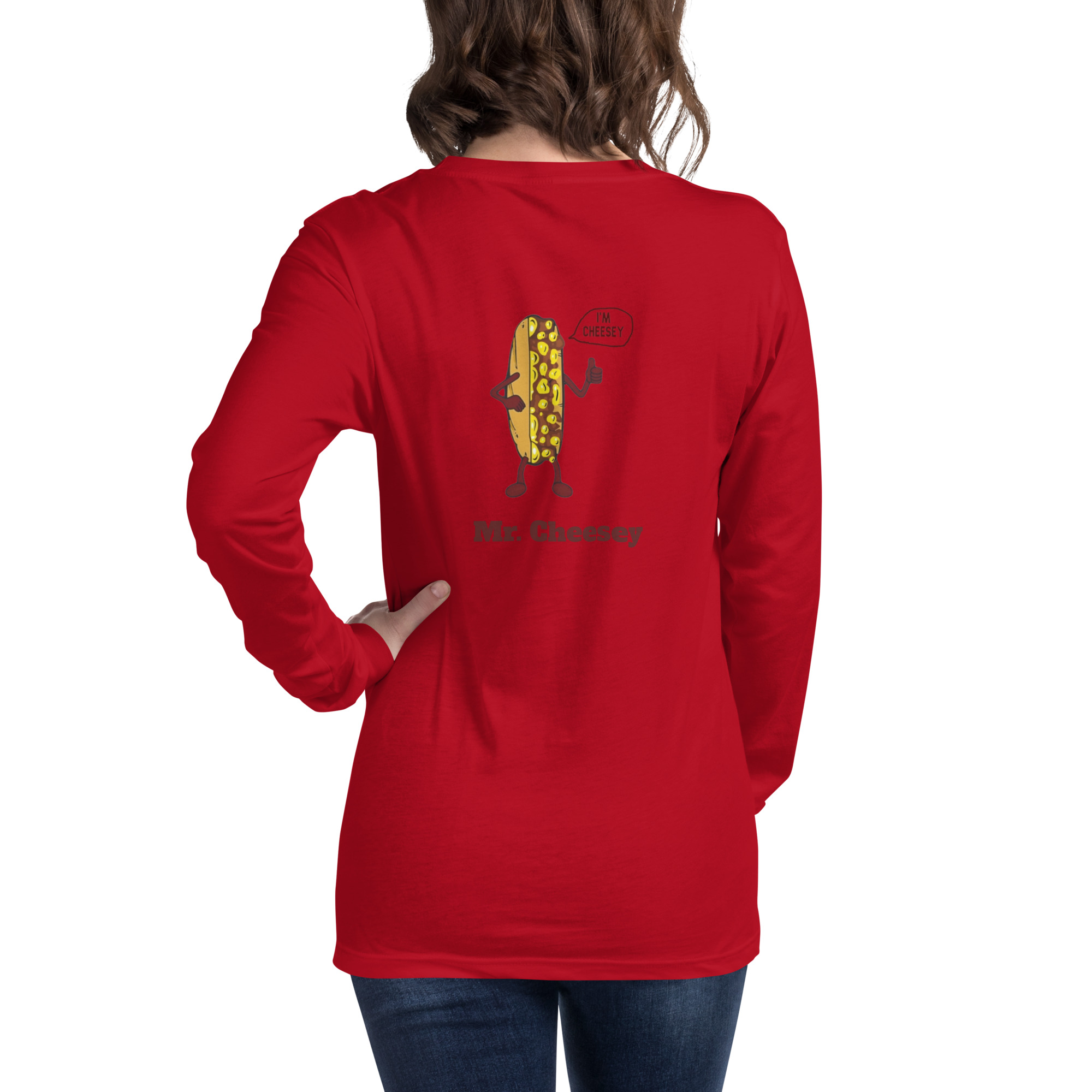 Bella Long Sleeve Tee - Cheesesteak Life - Amigo Dan - Mr. Cheesey - Image 10