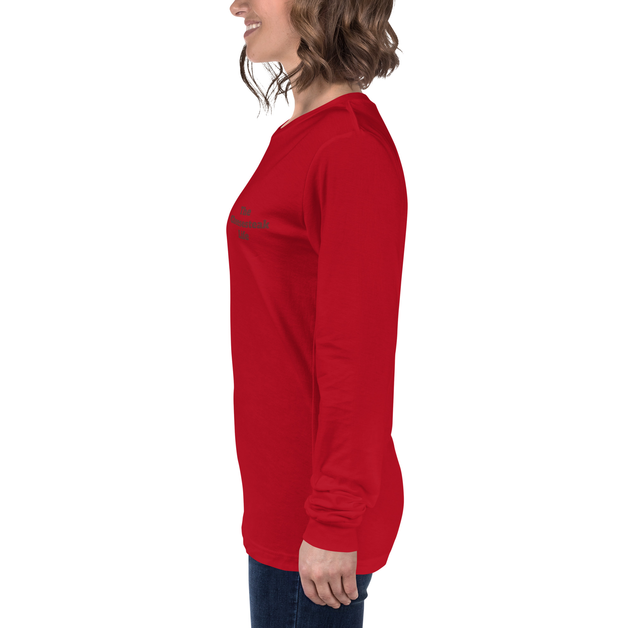 Bella Long Sleeve Tee - Cheesesteak Life - Amigo Dan - Mr. Cheesey - Image 11
