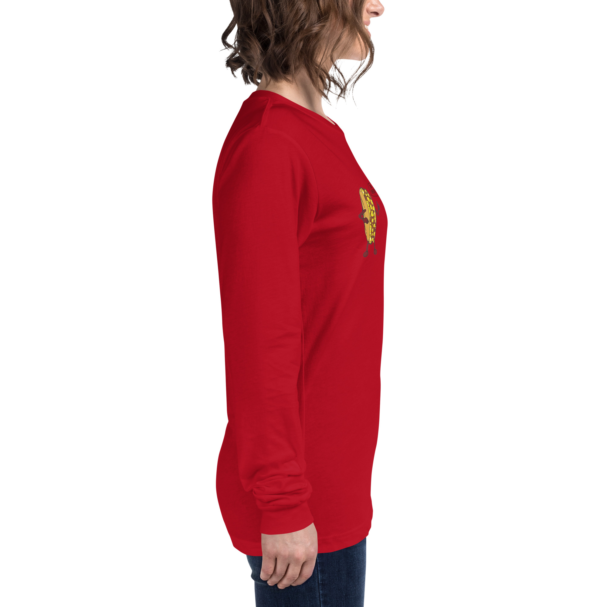 Bella Long Sleeve Tee - Cheesesteak Life - Amigo Dan - Mr. Cheesey - Image 12