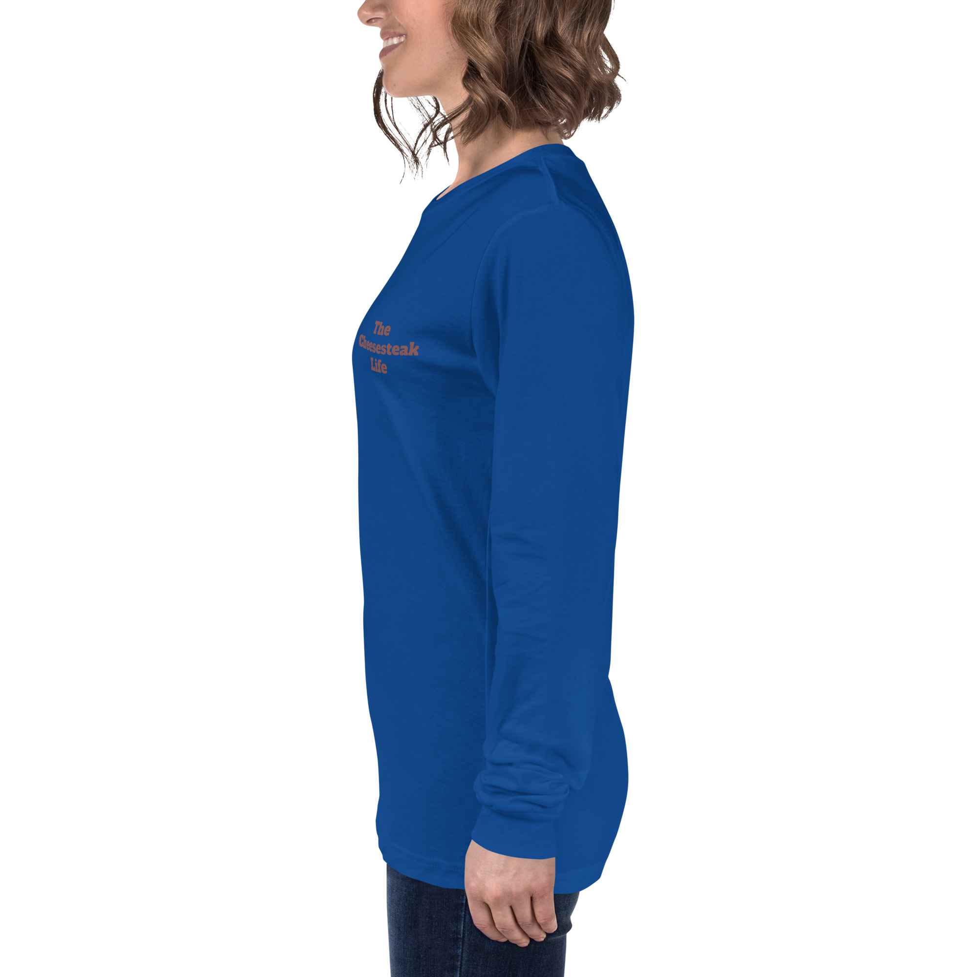 Bella Long Sleeve Tee - Cheesesteak Life - Amigo Dan - Mr. Cheesey - Image 19