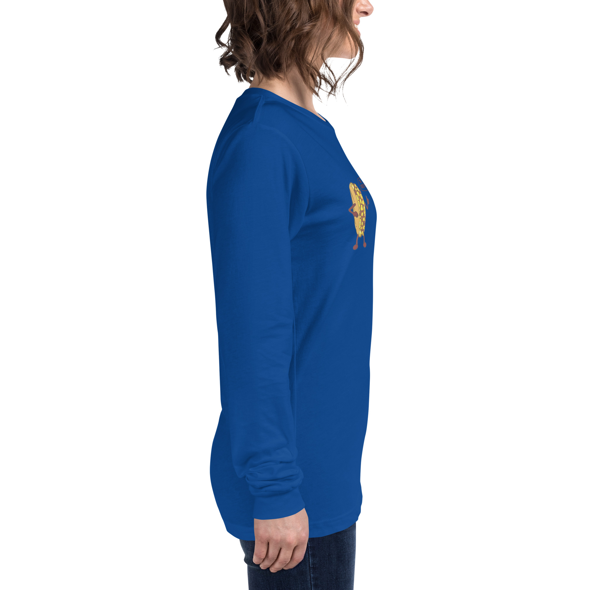 Bella Long Sleeve Tee - Cheesesteak Life - Amigo Dan - Mr. Cheesey - Image 20