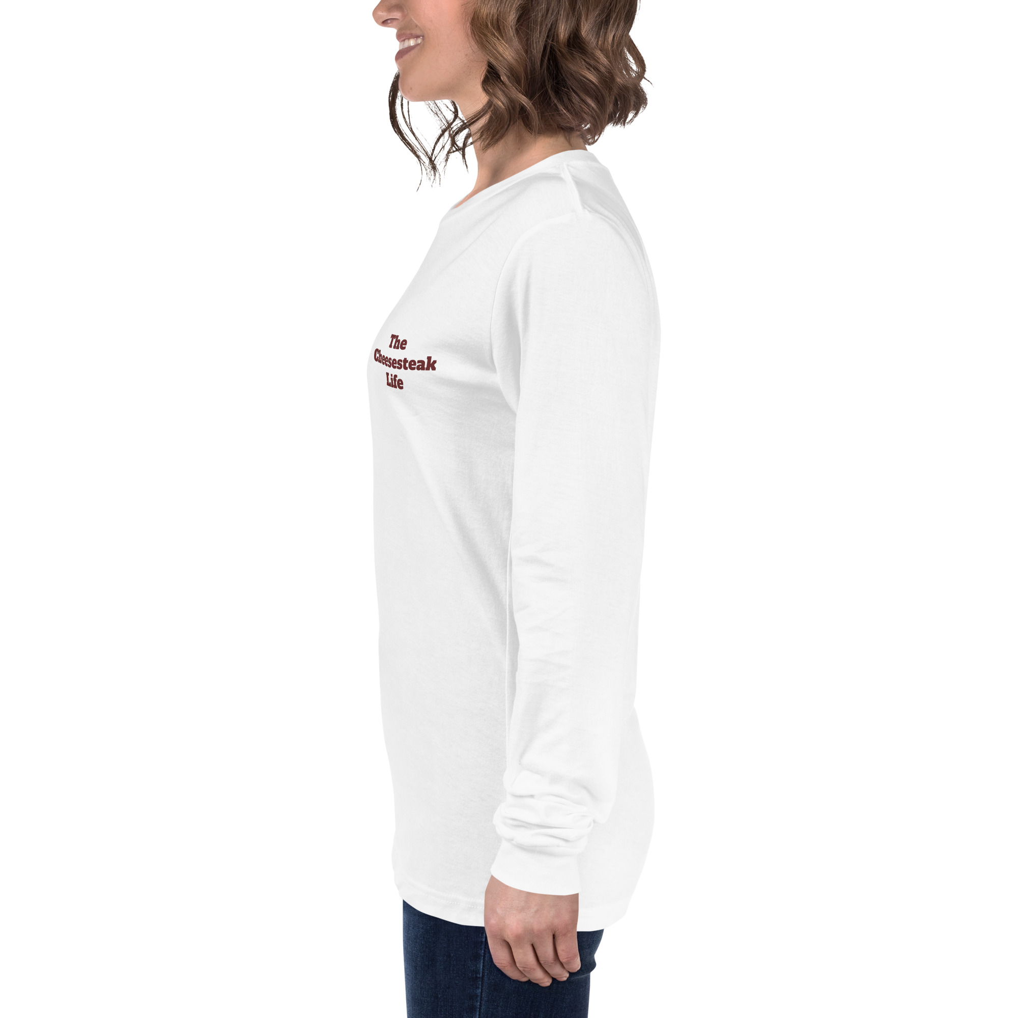Bella Long Sleeve Tee - Cheesesteak Life - Amigo Dan - Mr. Cheesey - Image 39