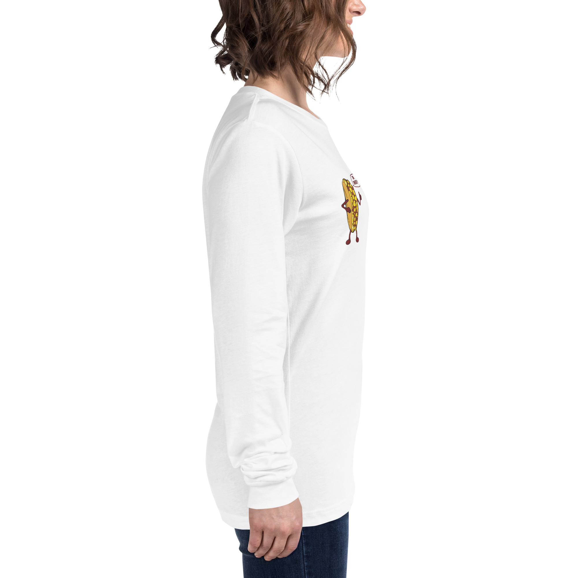 Bella Long Sleeve Tee - Cheesesteak Life - Amigo Dan - Mr. Cheesey - Image 40