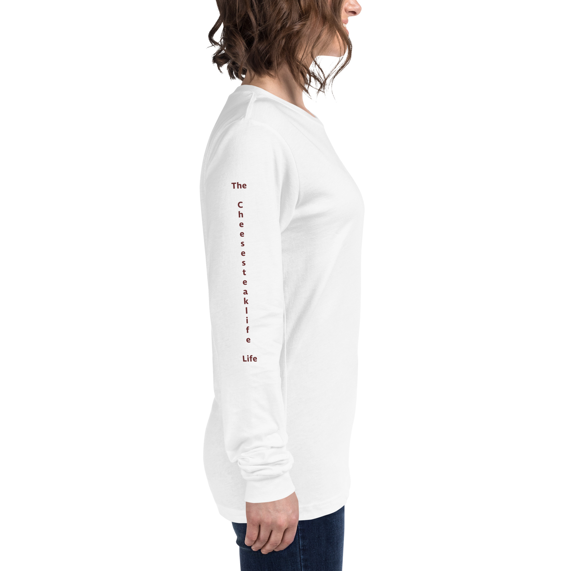 Long Sleeve T-Shirt - Cheesesteak Life - Amigo Dan - Cheesey History - TCL on arm - Image 21