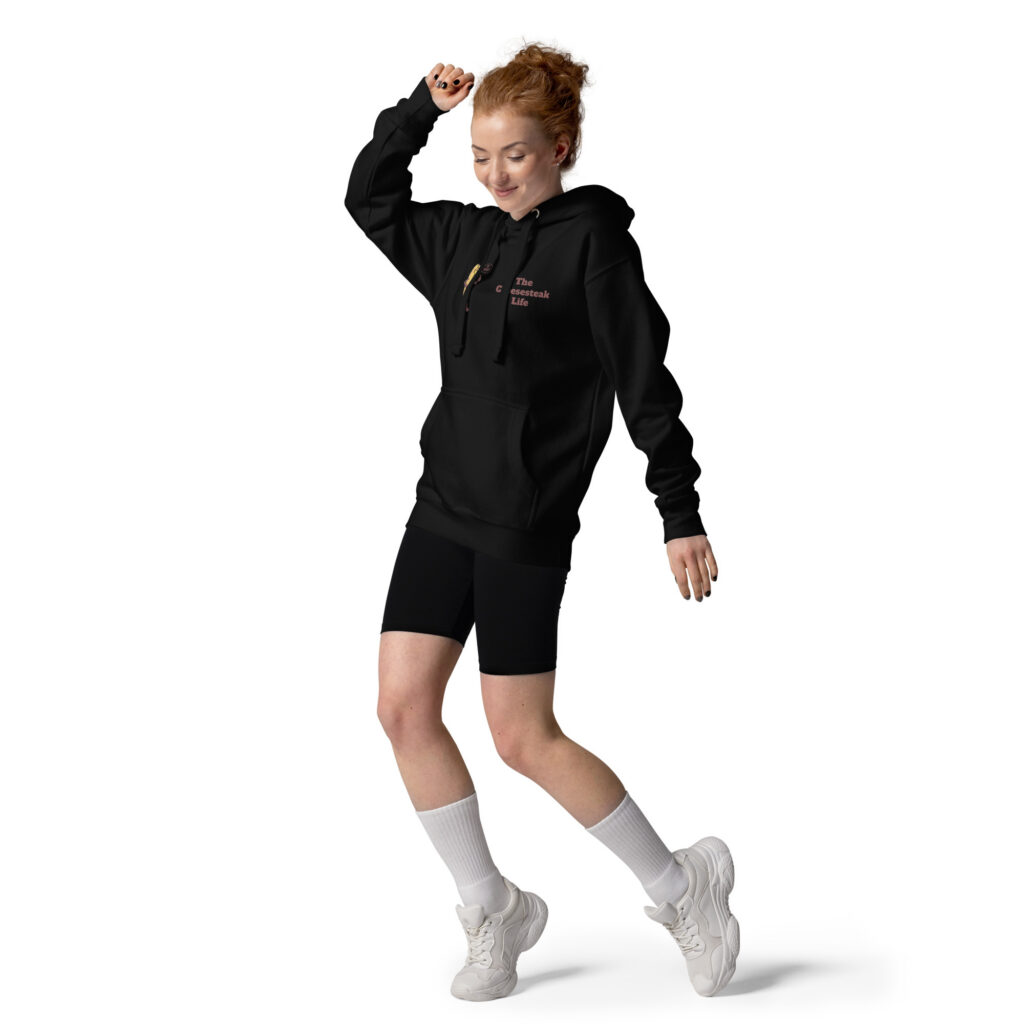 Hoodie - Cheesesteak Life - Cheesey Beach on Back - Amigo Dan Collection