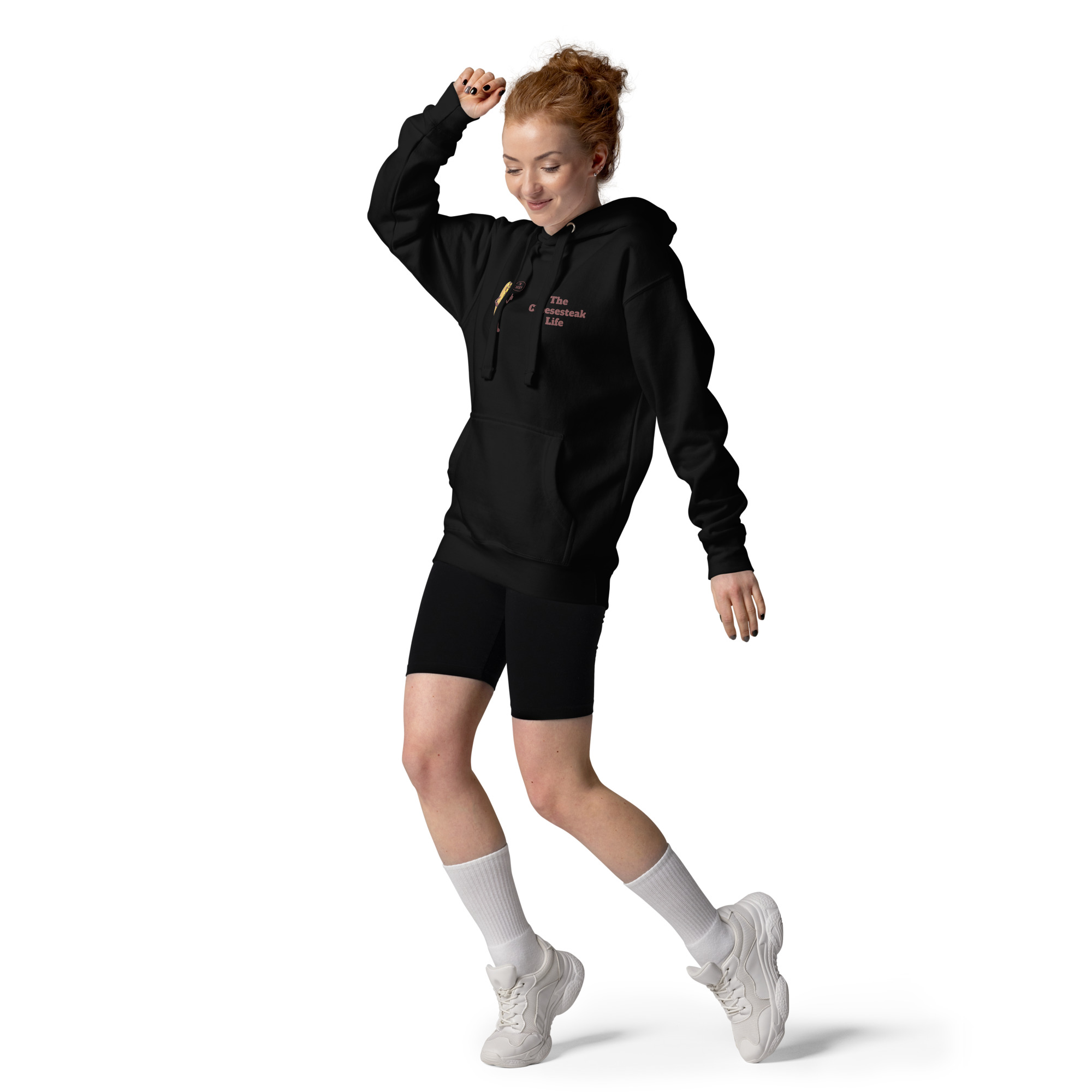 Hoodie - Cheesesteak Life - Cheesey Beach on Back - Amigo Dan Collection
