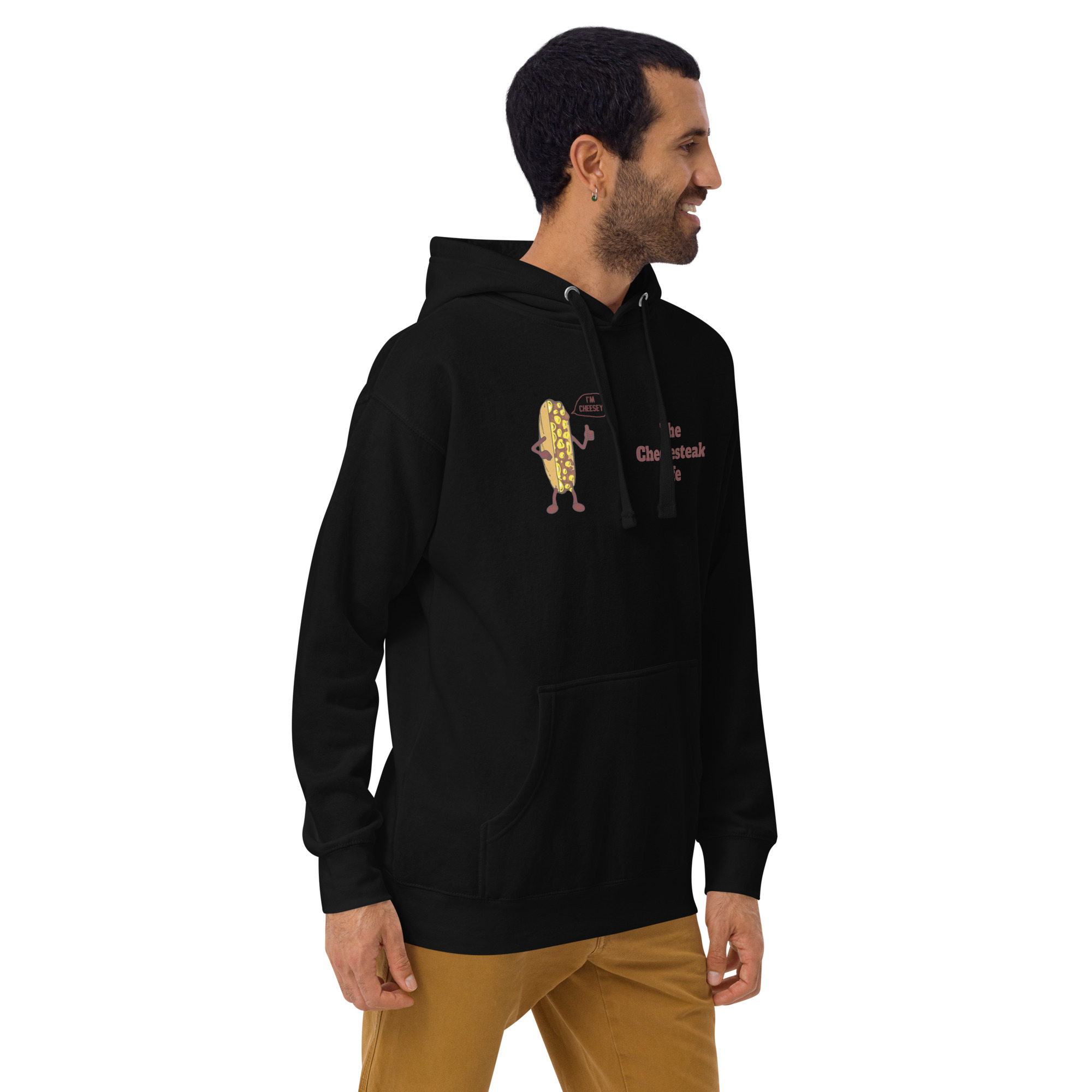Hoodie - Cheesesteak Life - Amigo Dan - Cheesey Beach - Image 4