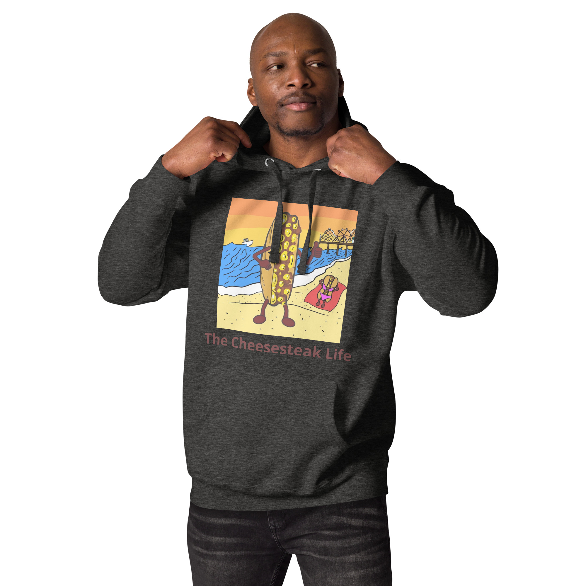 Hoodie - Cheesey Beach - Image 2
