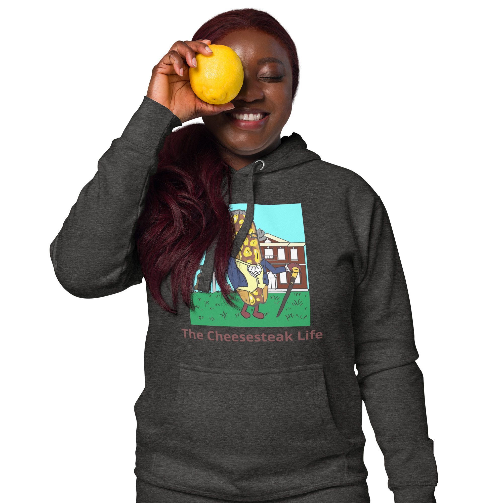 Hoodie - Cheesesteak Life - Cheesey History - Image 2