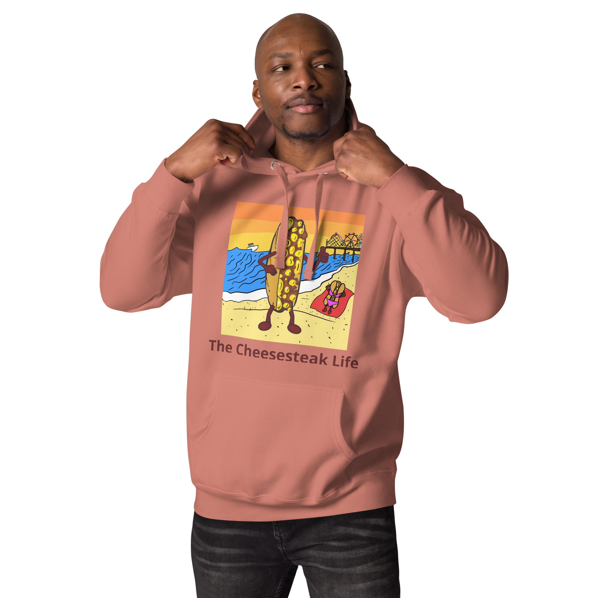 Hoodie - Cheesey Beach - Image 6