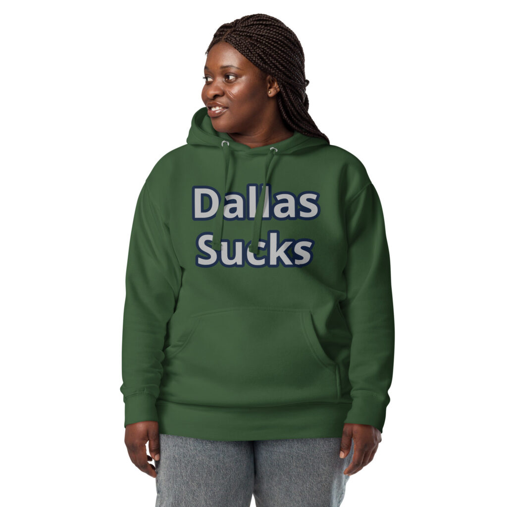 Hoodie - Cheesesteak Life - Dallas sucks on front only