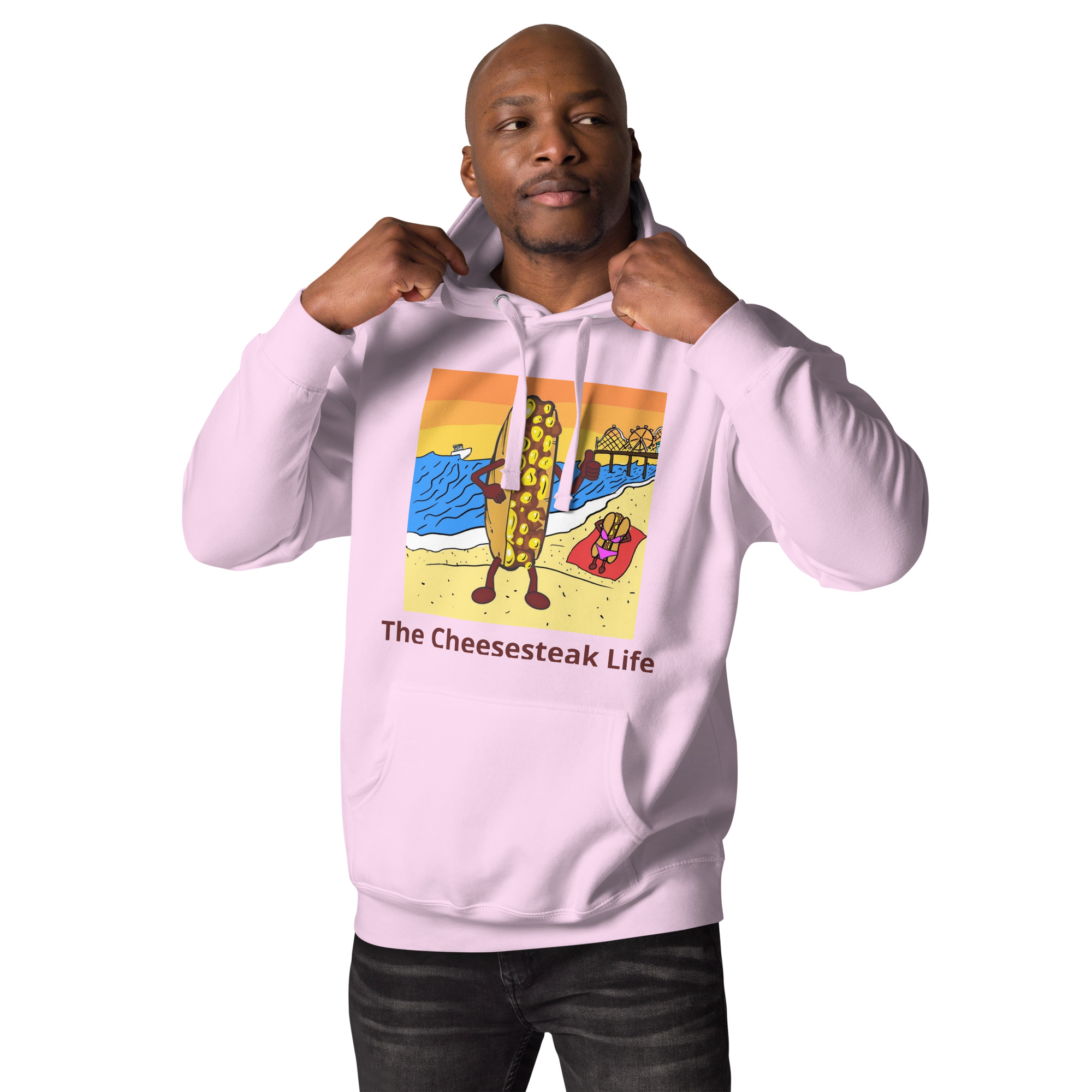 Hoodie - Cheesey Beach - Image 9
