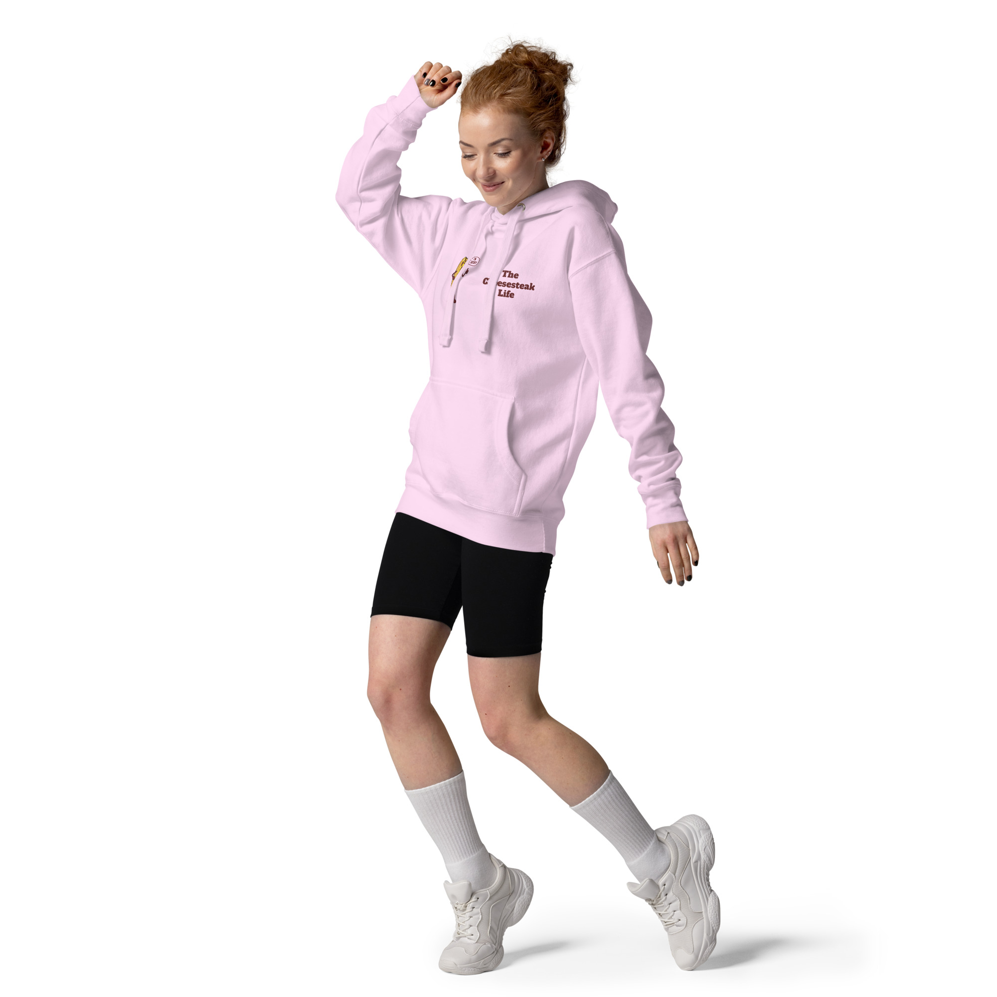 Hoodie - Cheesesteak Life - Cheesey Beach on Back - Amigo Dan Collection - Image 11