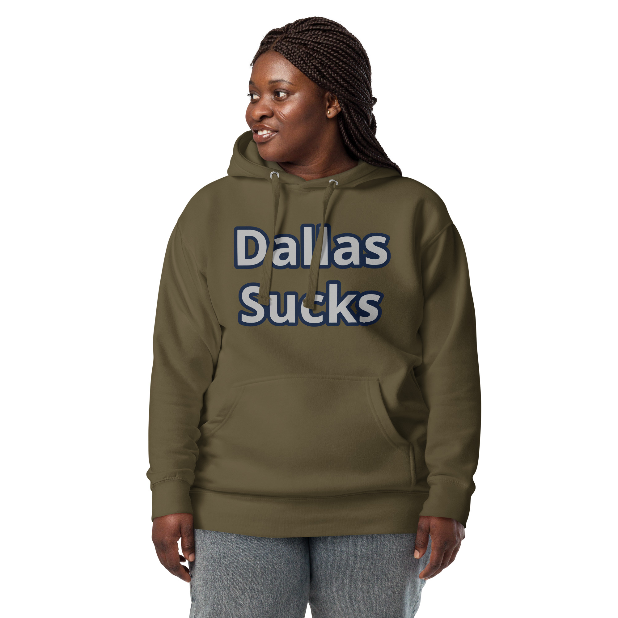 Hoodie - Cheesesteak Life - Dallas sucks on front only - Image 3