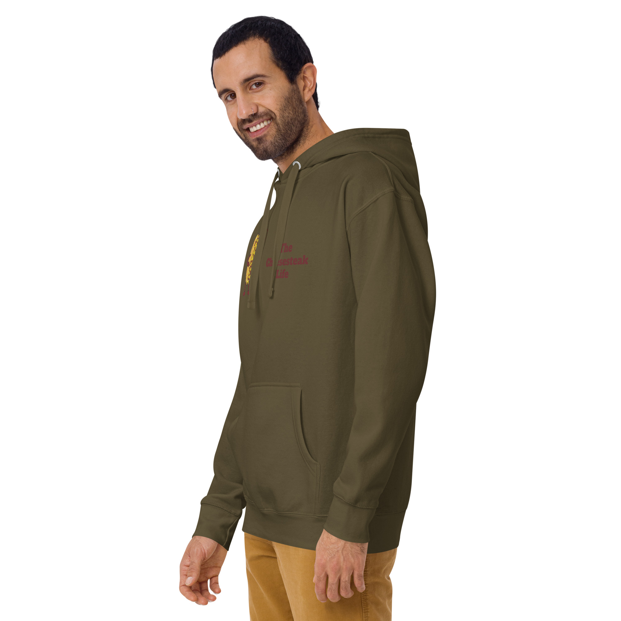 Hoodie - Cheesesteak Life - Amigo Dan - Cheesey Beach - Image 11