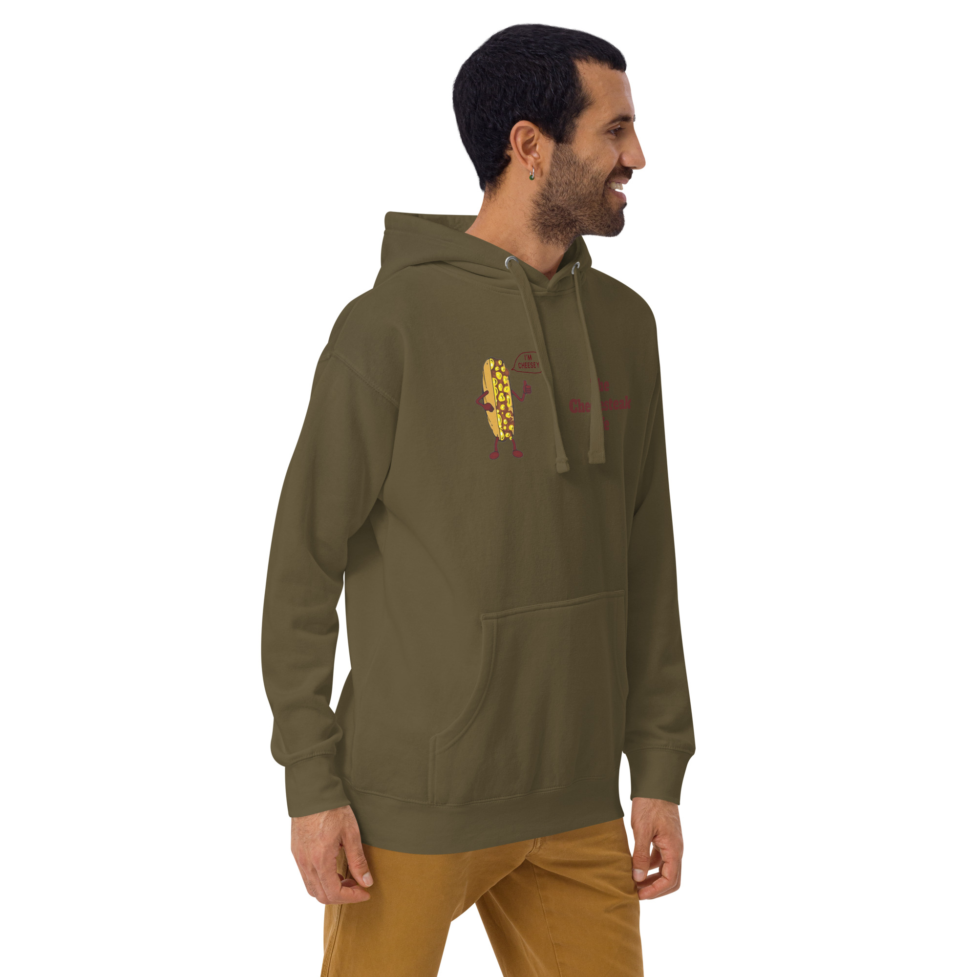 Hoodie - Cheesesteak Life - Amigo Dan - Cheesey Beach - Image 12