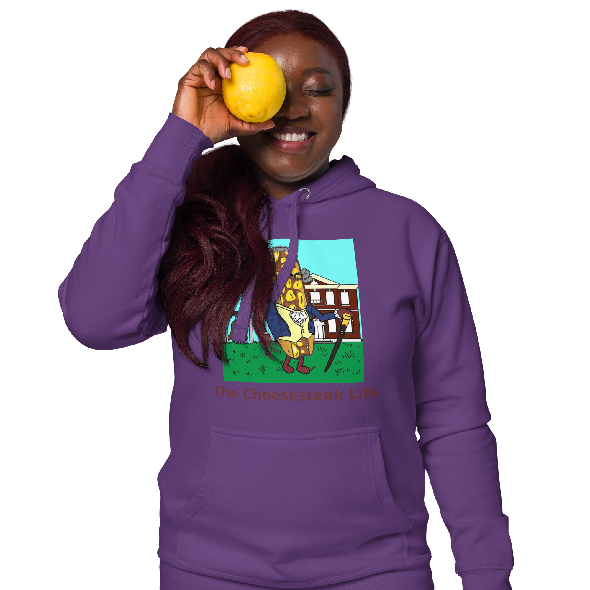 Hoodie - Cheesesteak Life - Cheesey History - Image 4