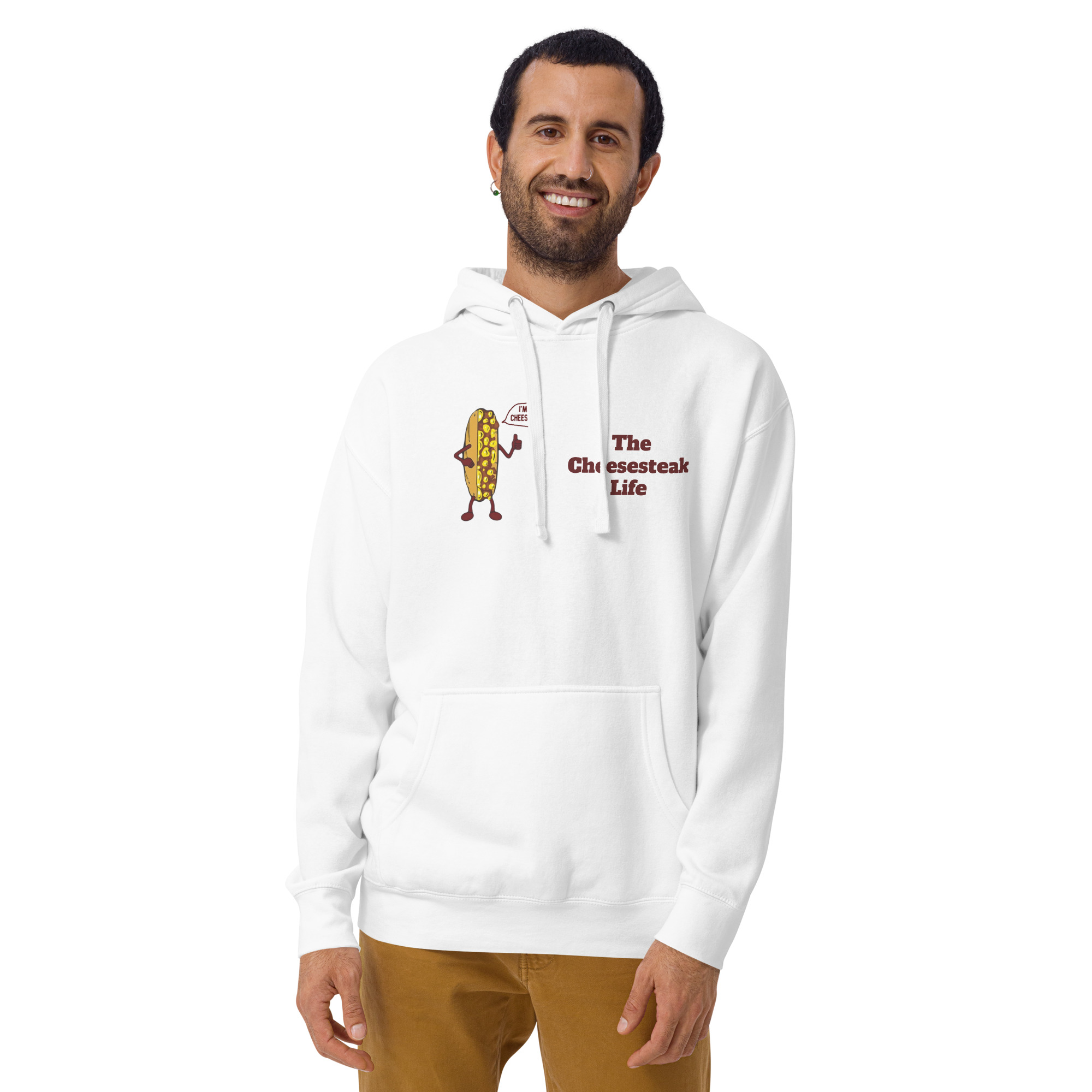 Hoodie - Cheesesteak Life - Amigo Dan - Cheesey Beach - Image 21