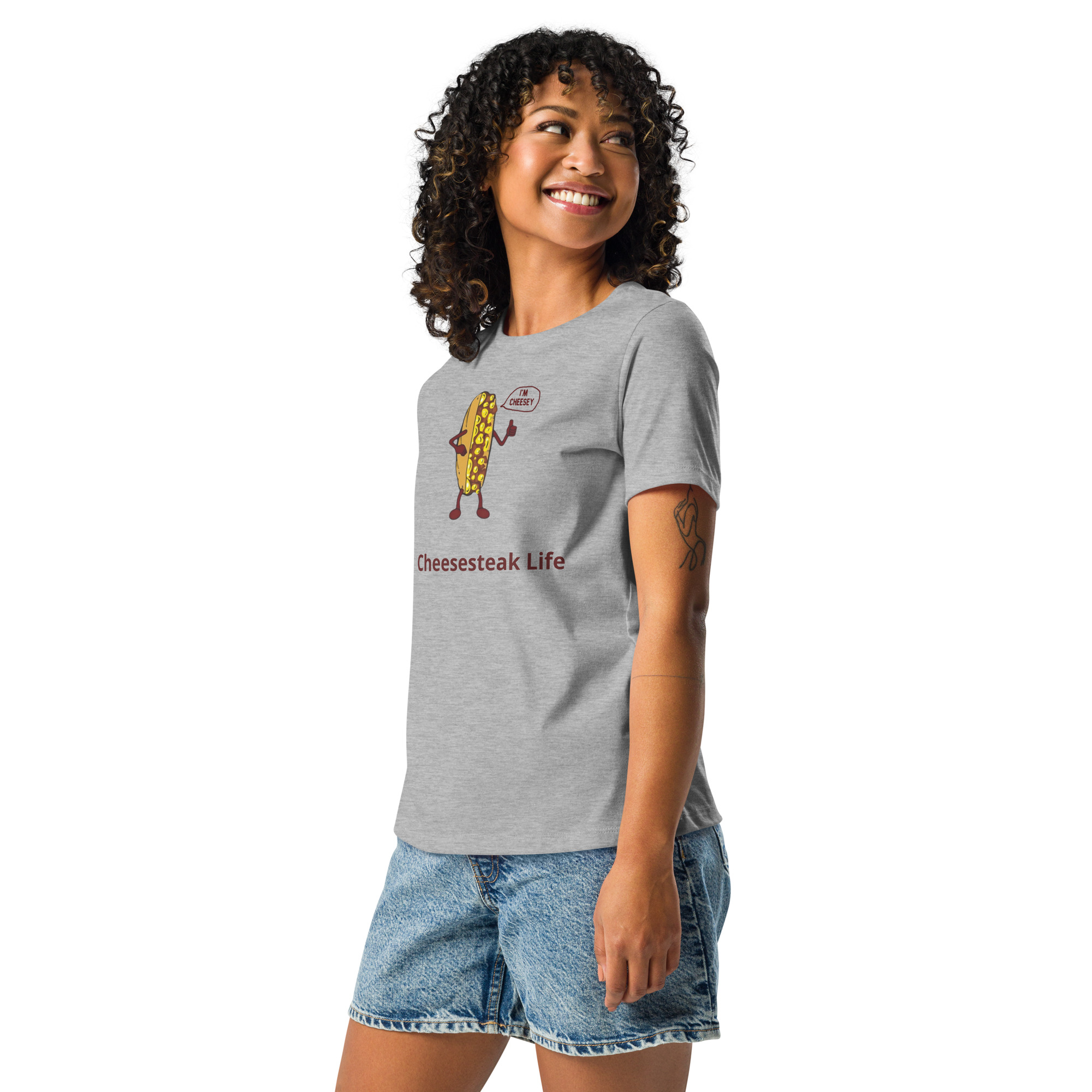 Mr. Cheesey - Women's Relaxed T-Shirt - Image 23