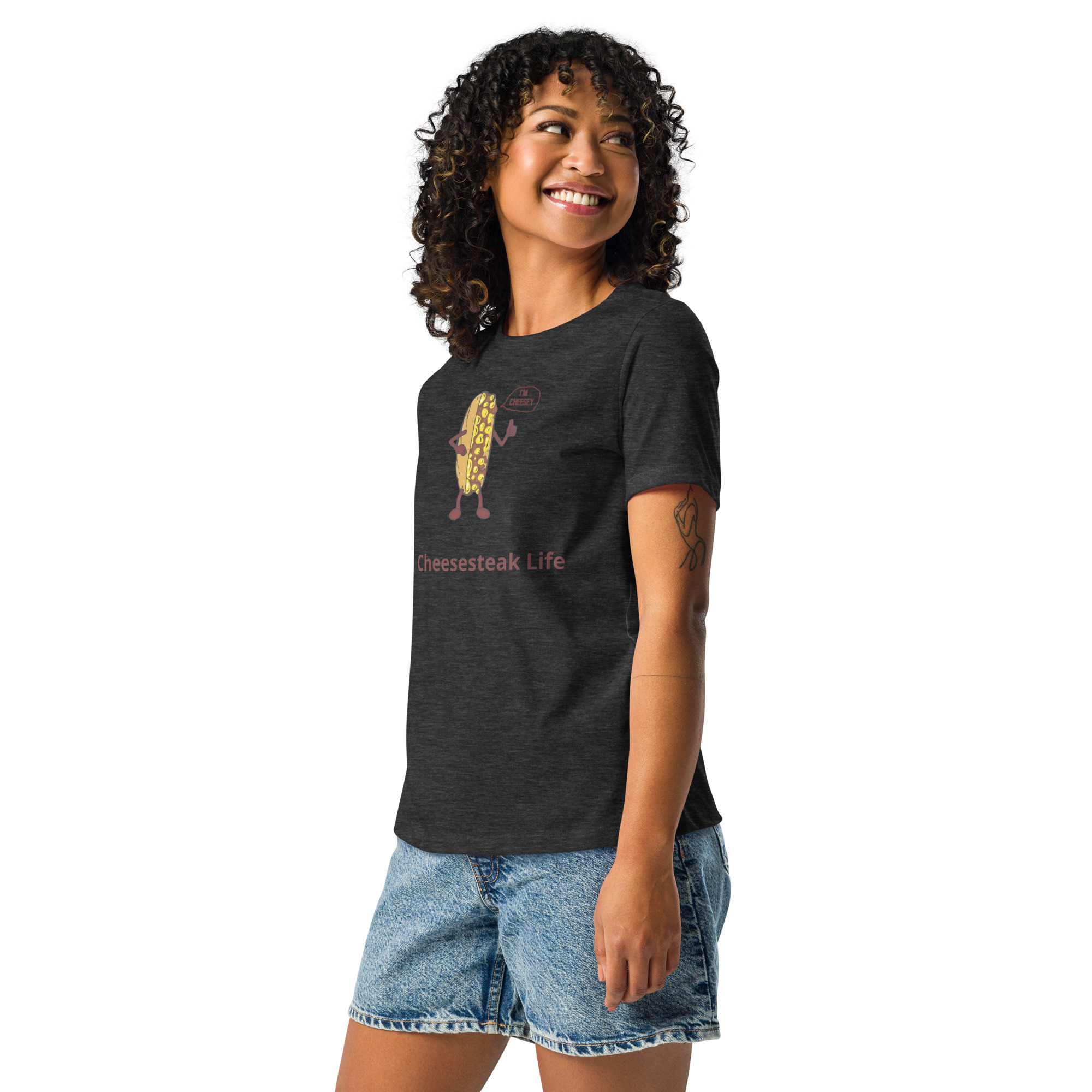Mr. Cheesey - Women's Relaxed T-Shirt - Image 8
