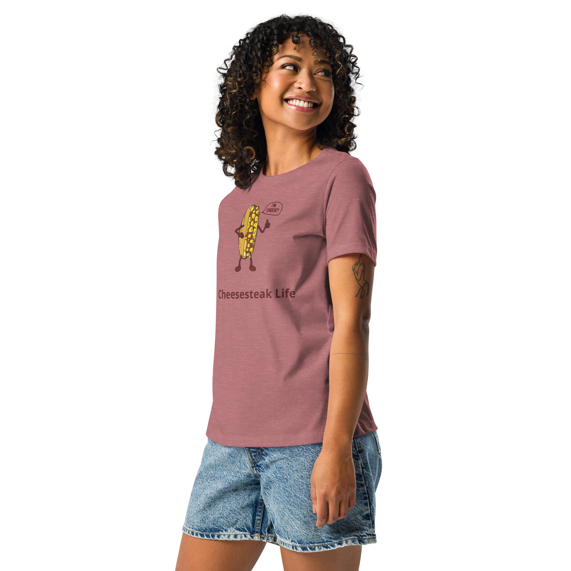 Mr. Cheesey - Women's Relaxed T-Shirt - Image 14