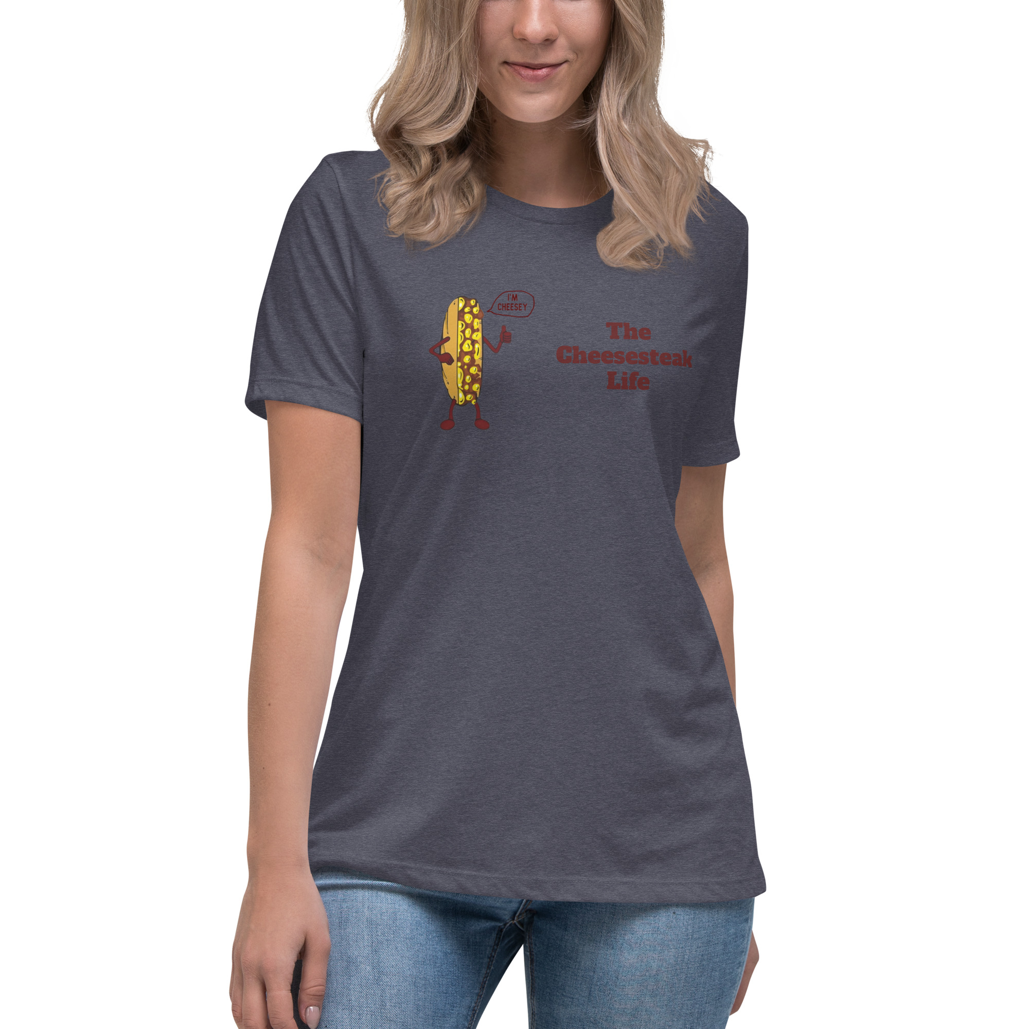 Women's Relaxed T-Shirt - Amigo Dan - Cheesey Beach - Image 5
