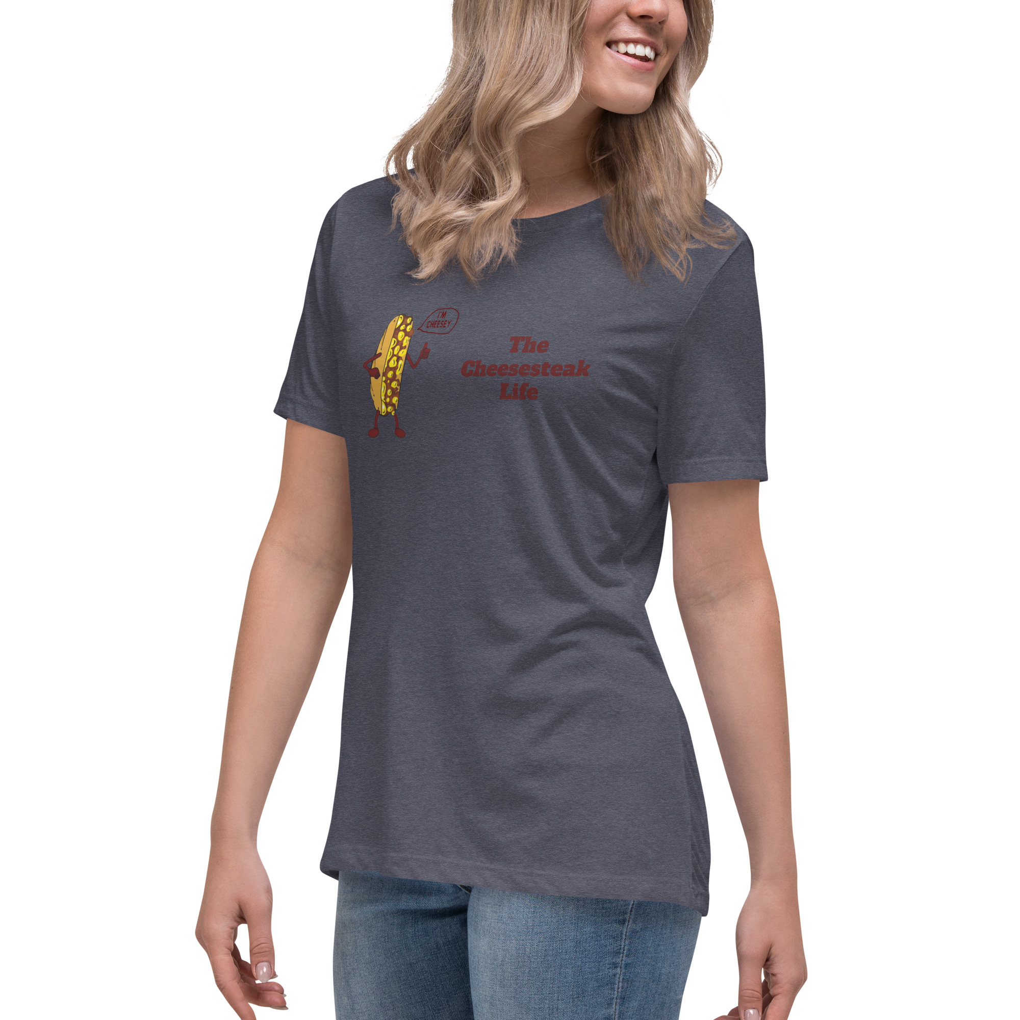 Women's Relaxed T-Shirt - Amigo Dan - Cheesey Beach - Image 7